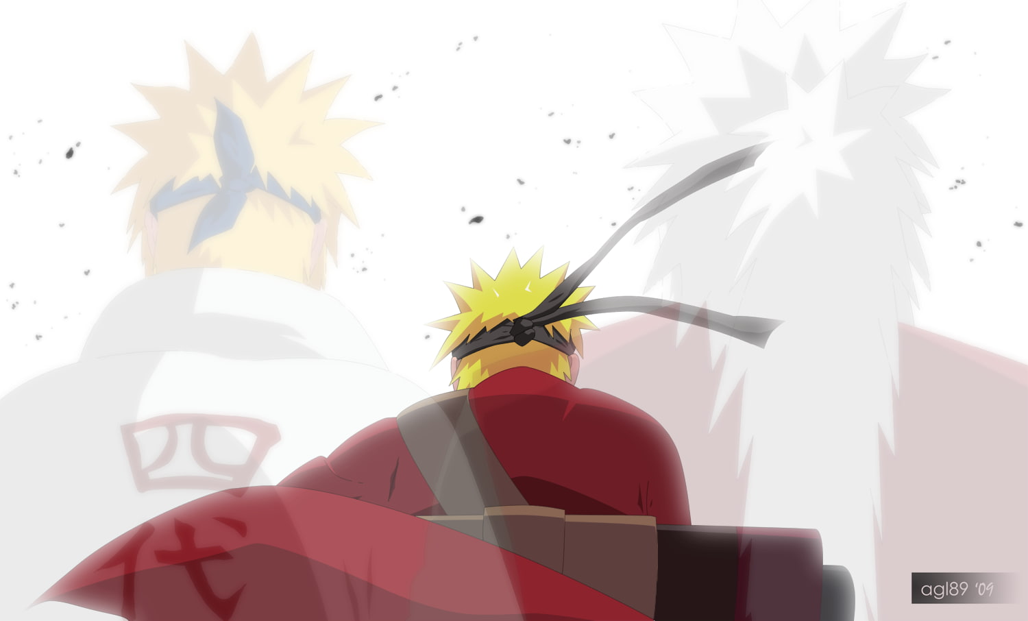 720P, Minato Namikaze, Naruto, Anime, Jiraiya (Naruto), HD Wallpaper