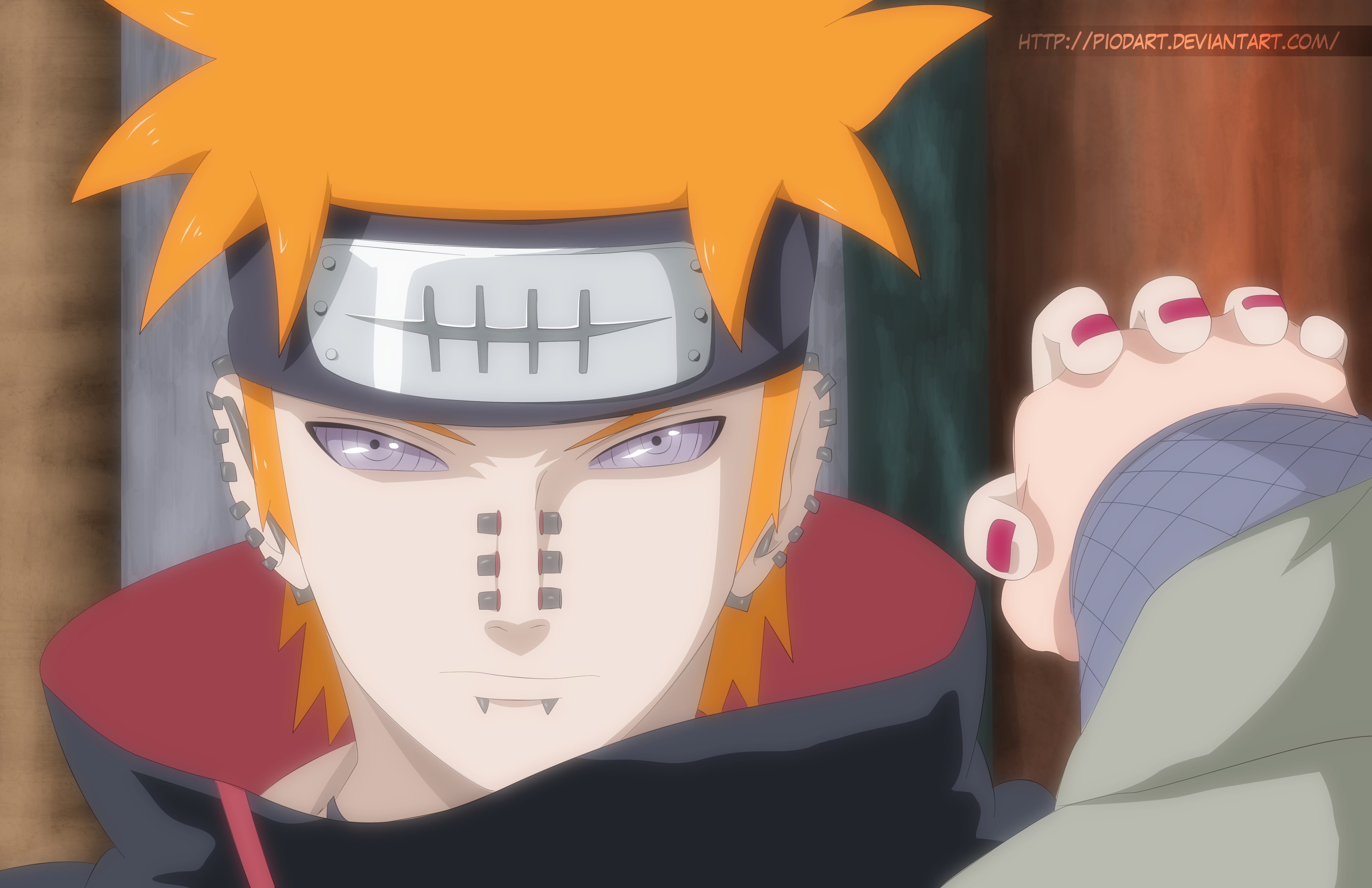 4K, Pain (Naruto), Naruto, Anime, Yahiko (Naruto), Jiraiya (Naruto), HD Wallpaper