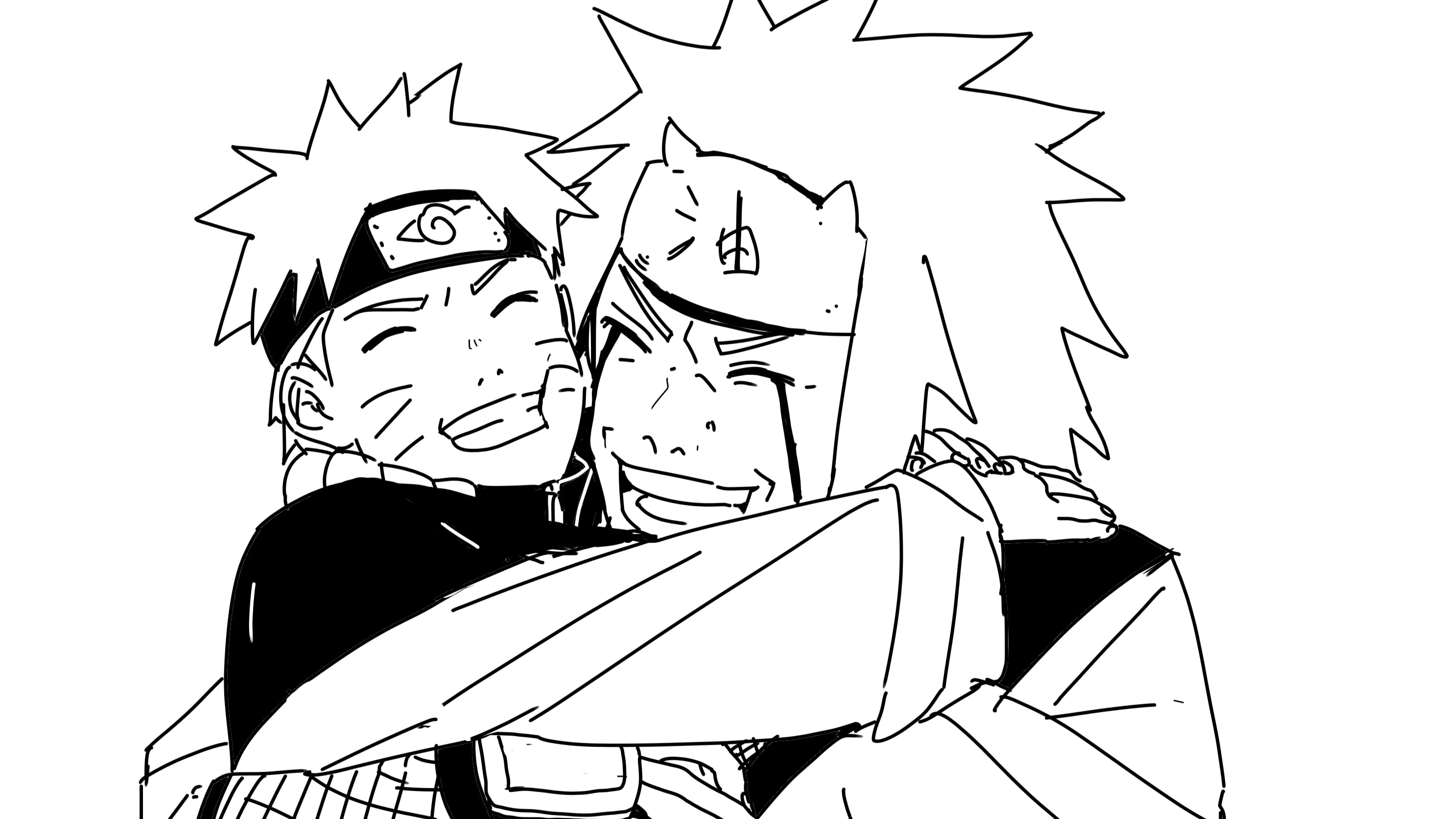 Jiraiya (Naruto), Naruto Uzumaki, 2K, Naruto, HD Wallpaper