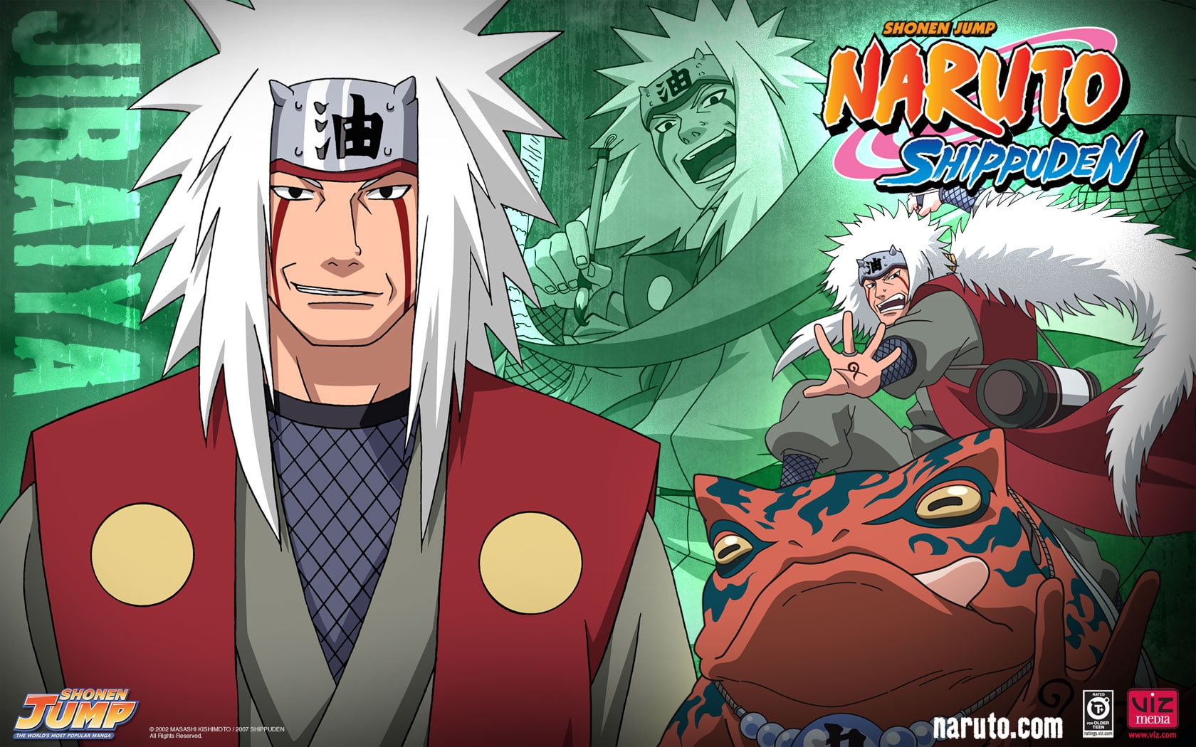 720P, hd, Naruto, art, jiraiya, anime, HD Wallpaper