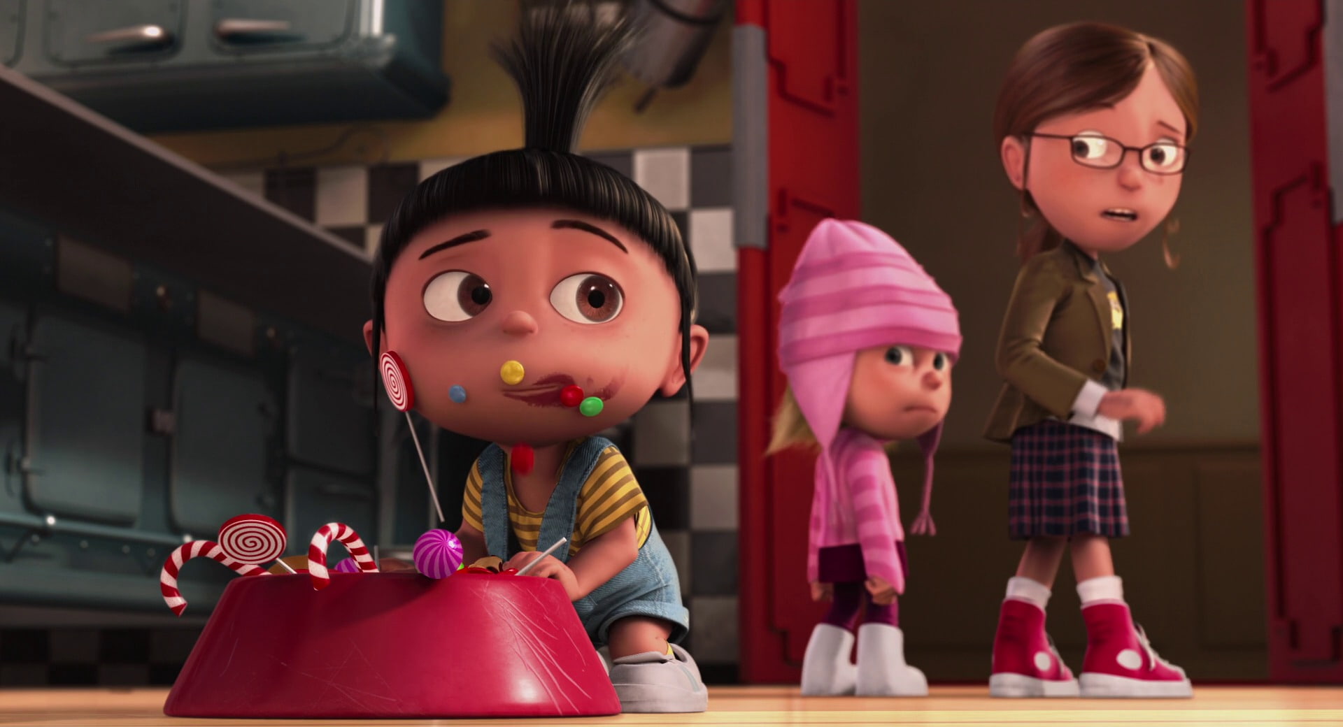 Despicable Me, Edith (Despicable Me), 1080P, Margo (Despicable Me), Agnes (Despicable Me), HD Wallpaper
