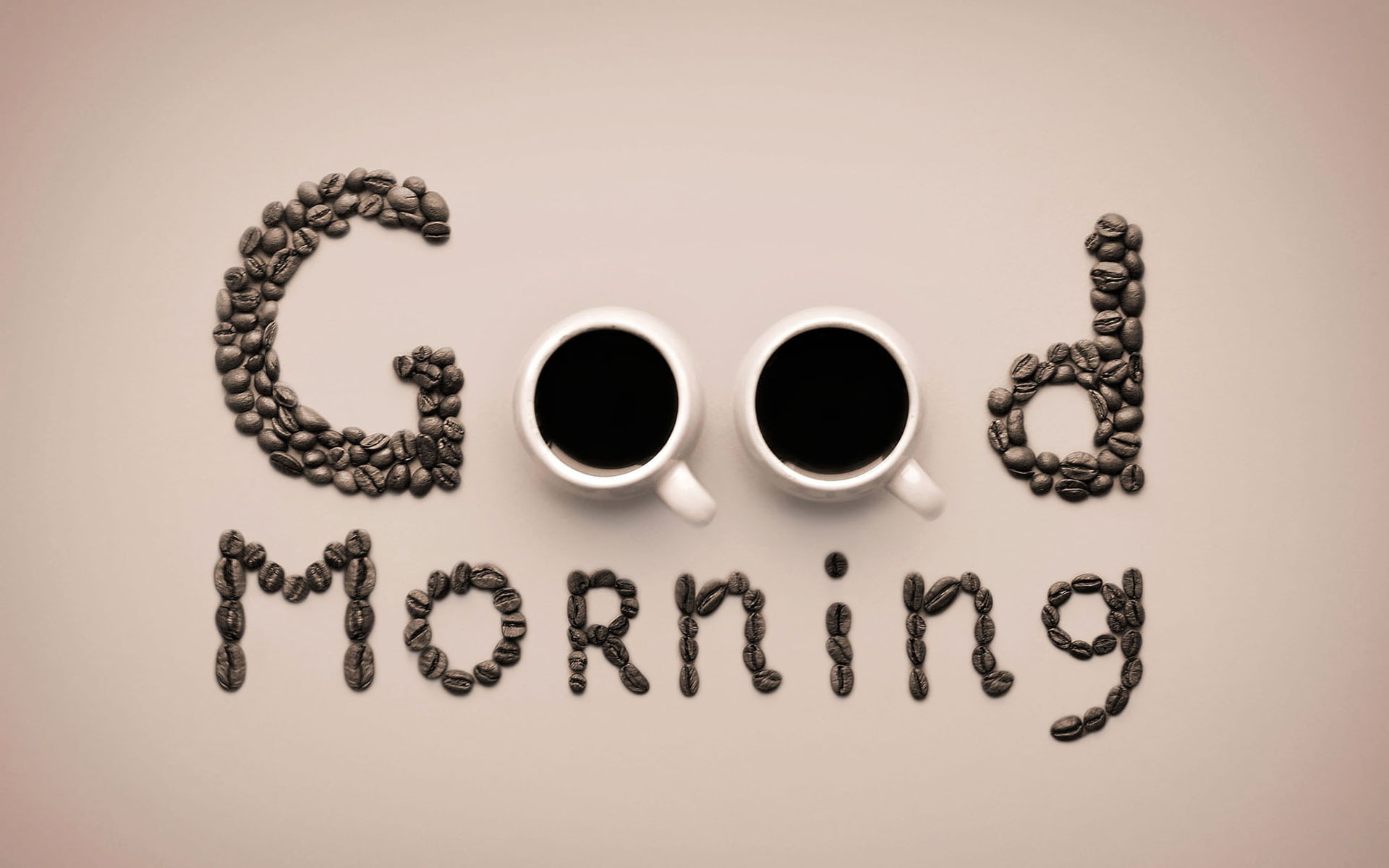 Morning, 1080P, Cups, Good, Coffee, HD Wallpaper