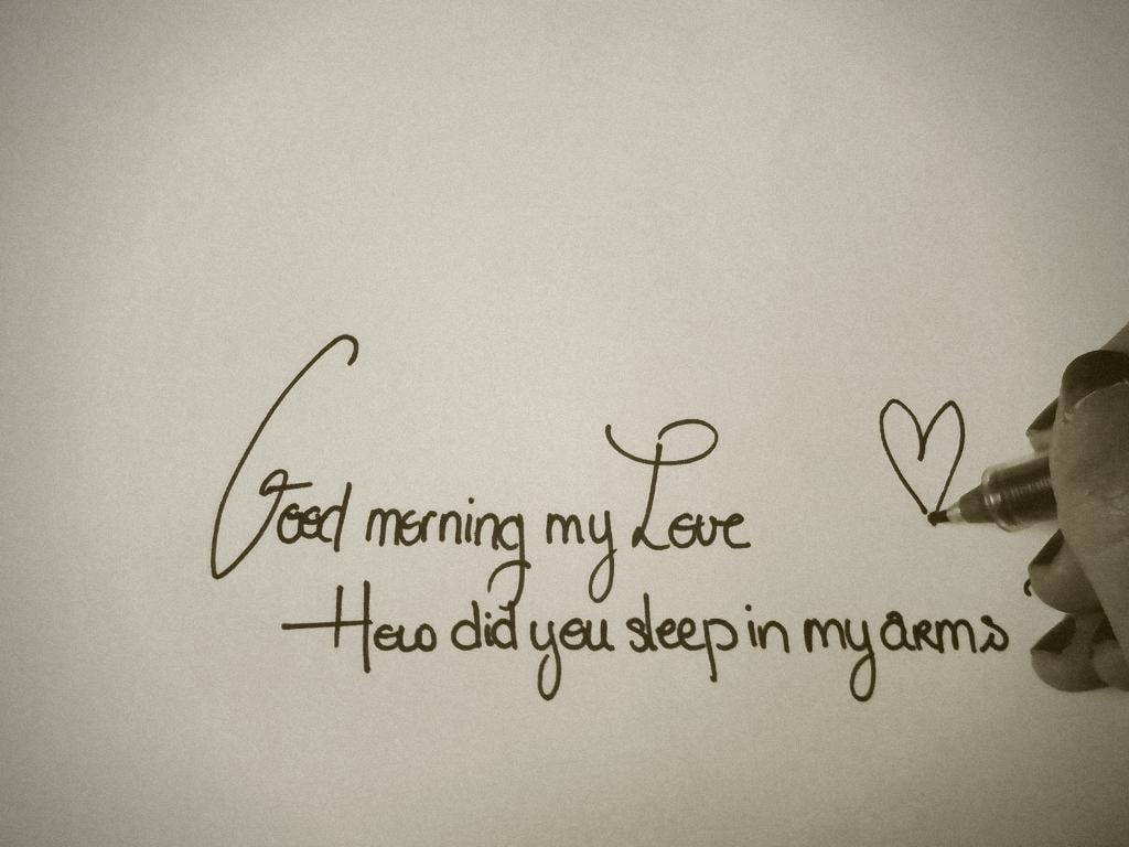 love, morning, card, quotes, good, good morning, 480P, HD Wallpaper