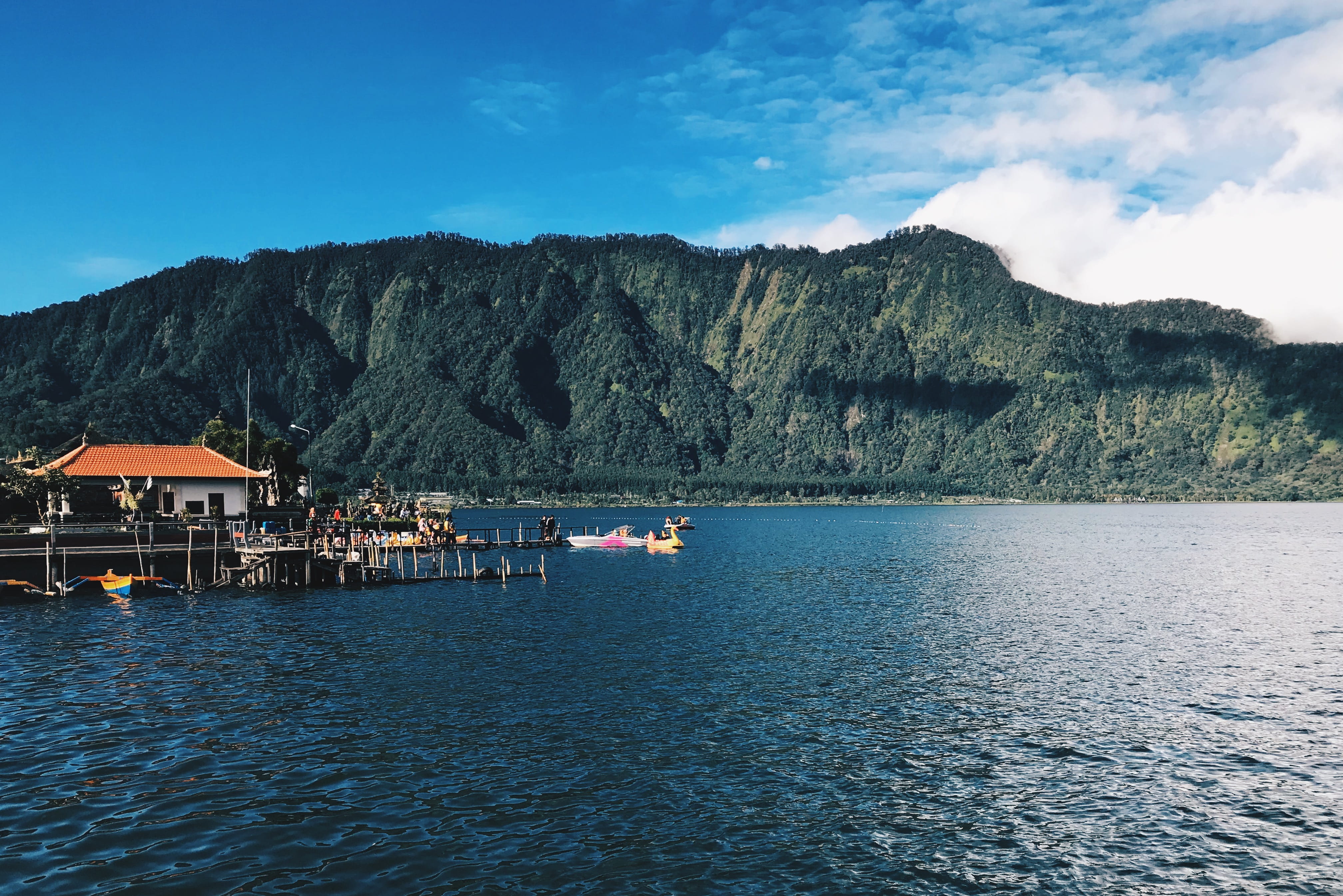 water, formation, indonesia, day, land, scenics - nature, beauty in nature, tree, ocean, unnamed road, nature, sky, built structure, architecture, promontory, HD Wallpaper