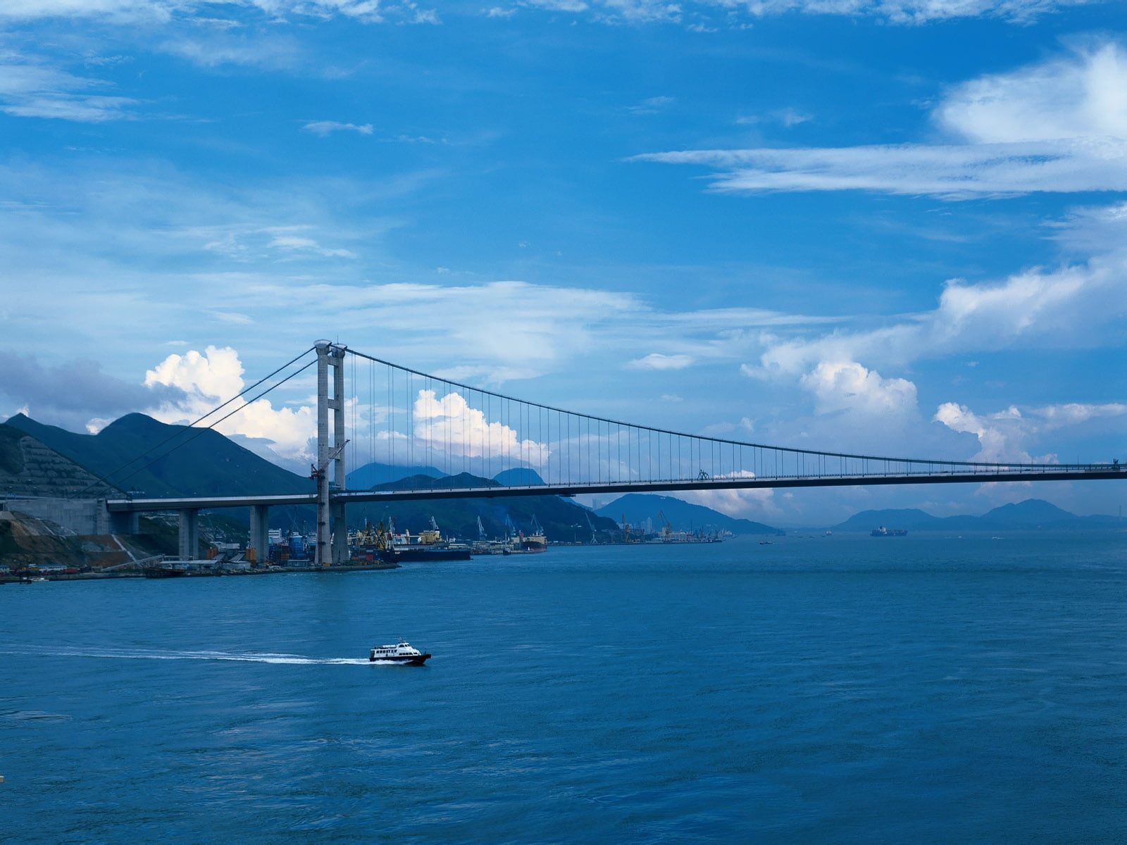 720P, nature, connection, suspension Bridge, travel Destinations, bay, ship, nautical Vessel, traffic, outdoors, yacht, mode of transportation, istanbul, HD Wallpaper