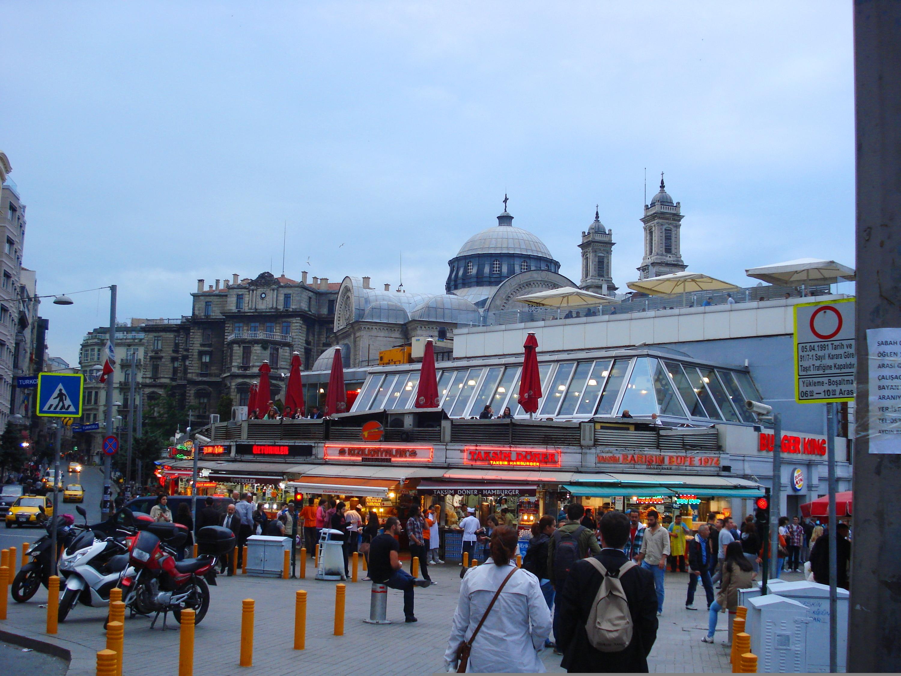 city, beyoglu, taksim, turkiye, istanbul, 2K, HD Wallpaper