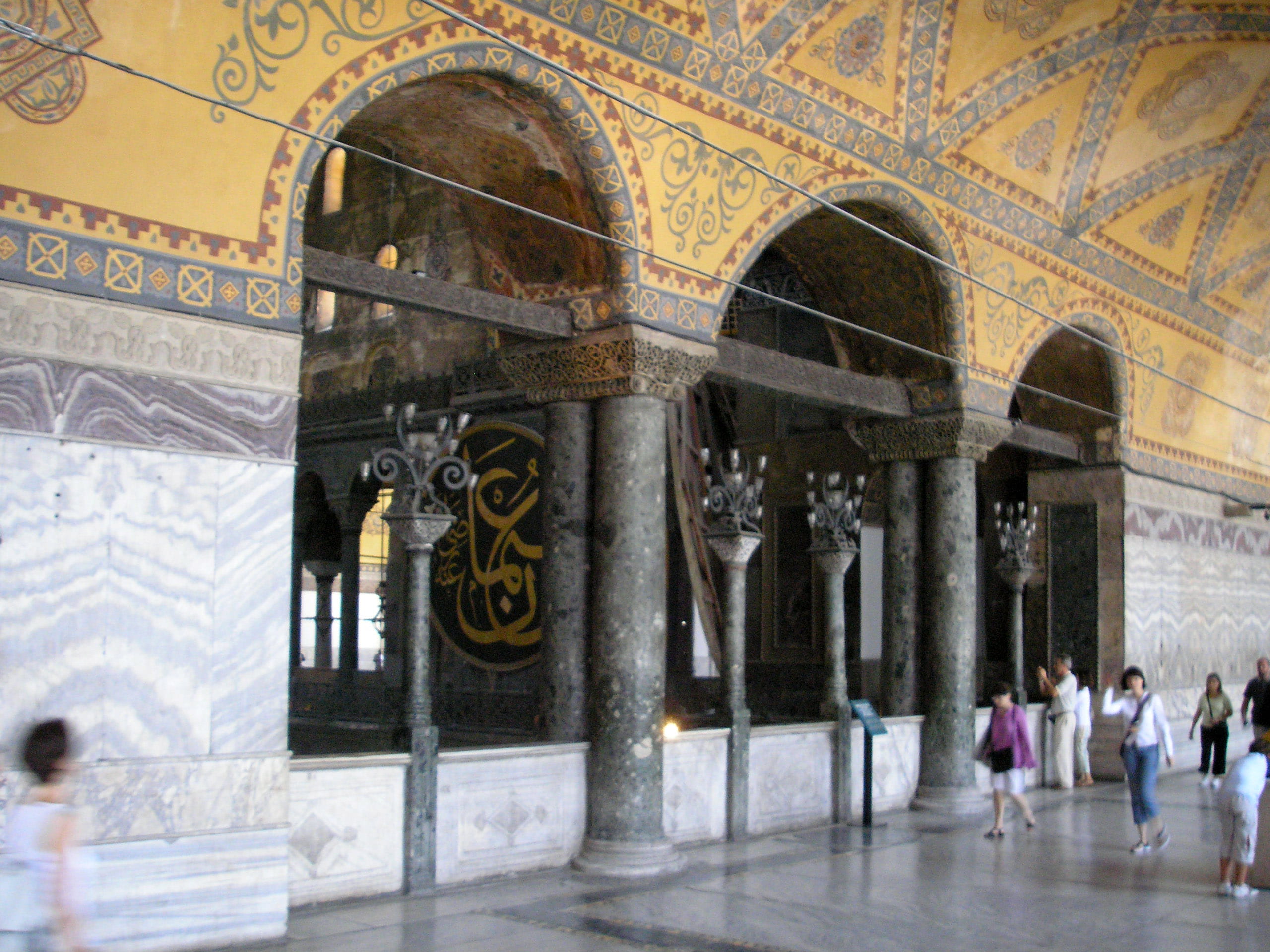 Loge, color Image, travel, architectural column, Turkey, sophia, tourism, famous Place, place of worship, built Structure, indoors, public domain, architecture, HD Wallpaper