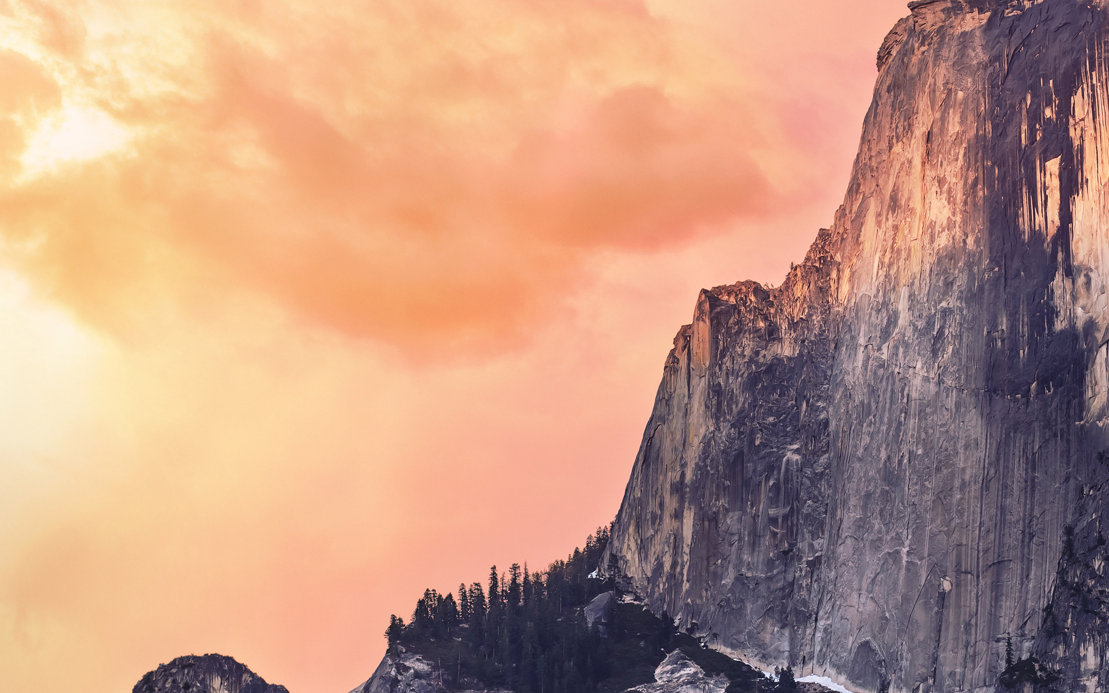 sunset, x, 4K, red, yosemite, os, mac, HD Wallpaper