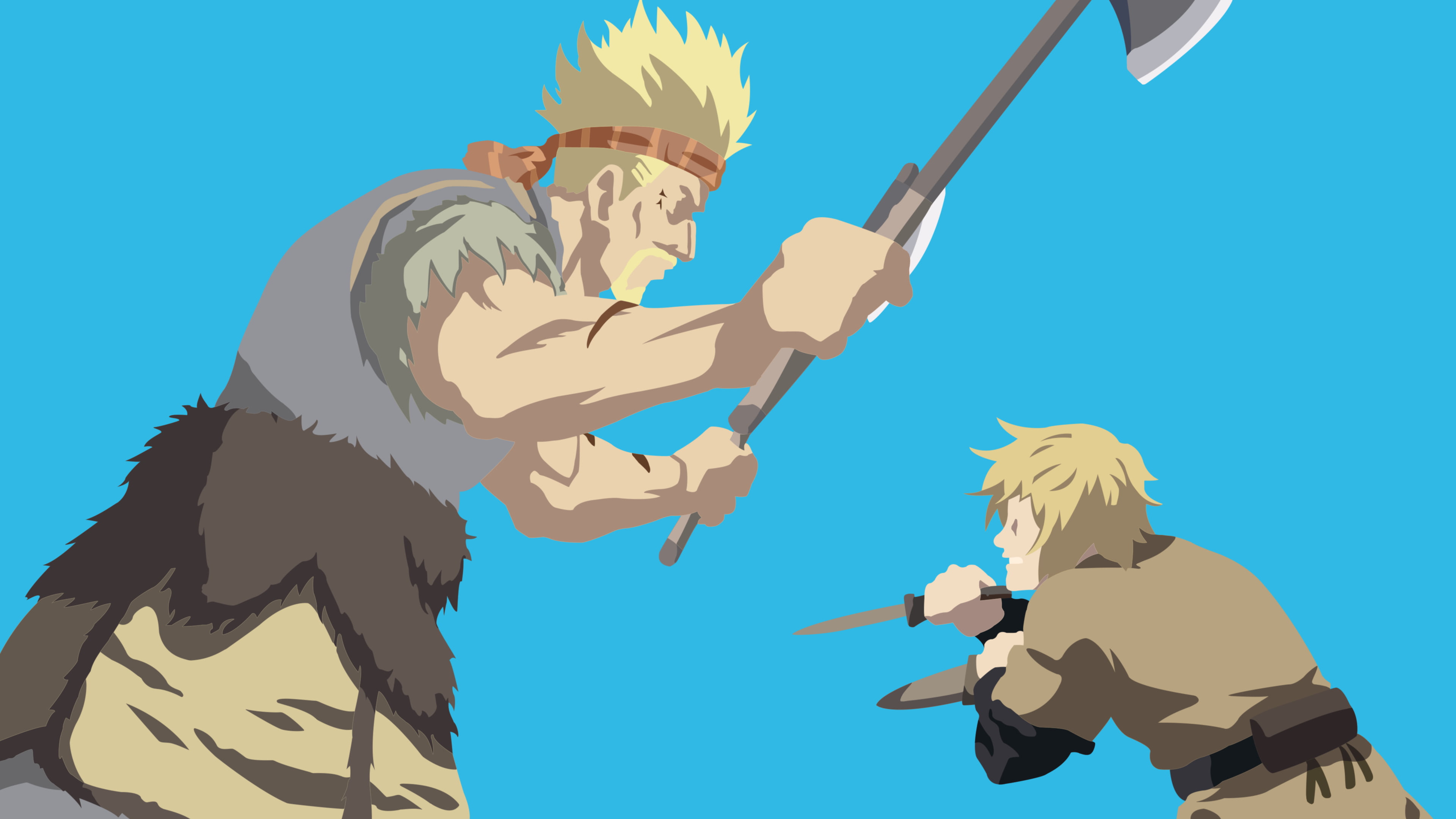 Vinland Saga, Thorkell (Vinland Saga), Anime, 4K, HD Wallpaper