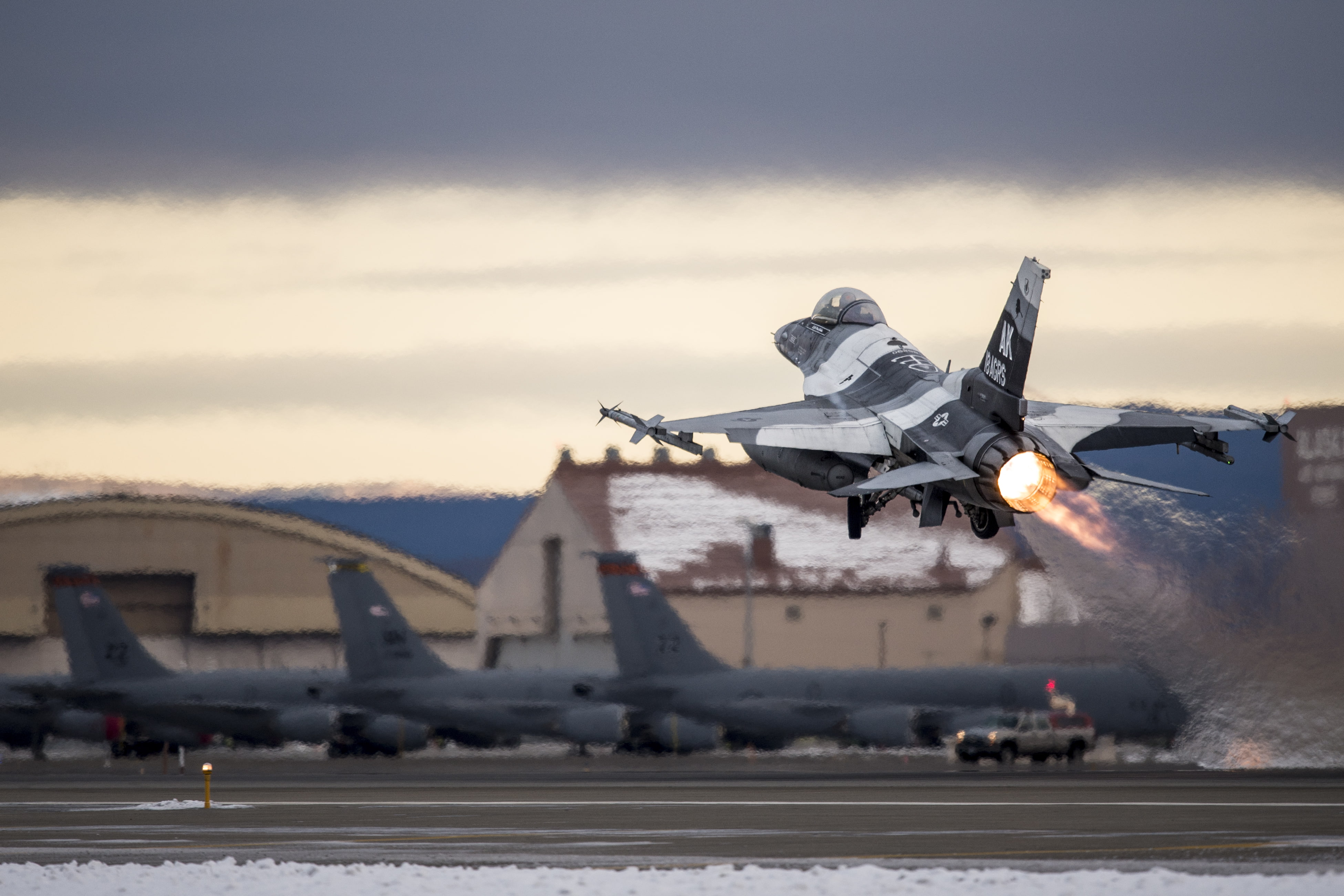 snow, plane, US Air Force, nature, air vehicle, cloud - sky, navy, sky, airport runway, air force, mode of transportation, 4K, flying, no people, aircraft, HD Wallpaper