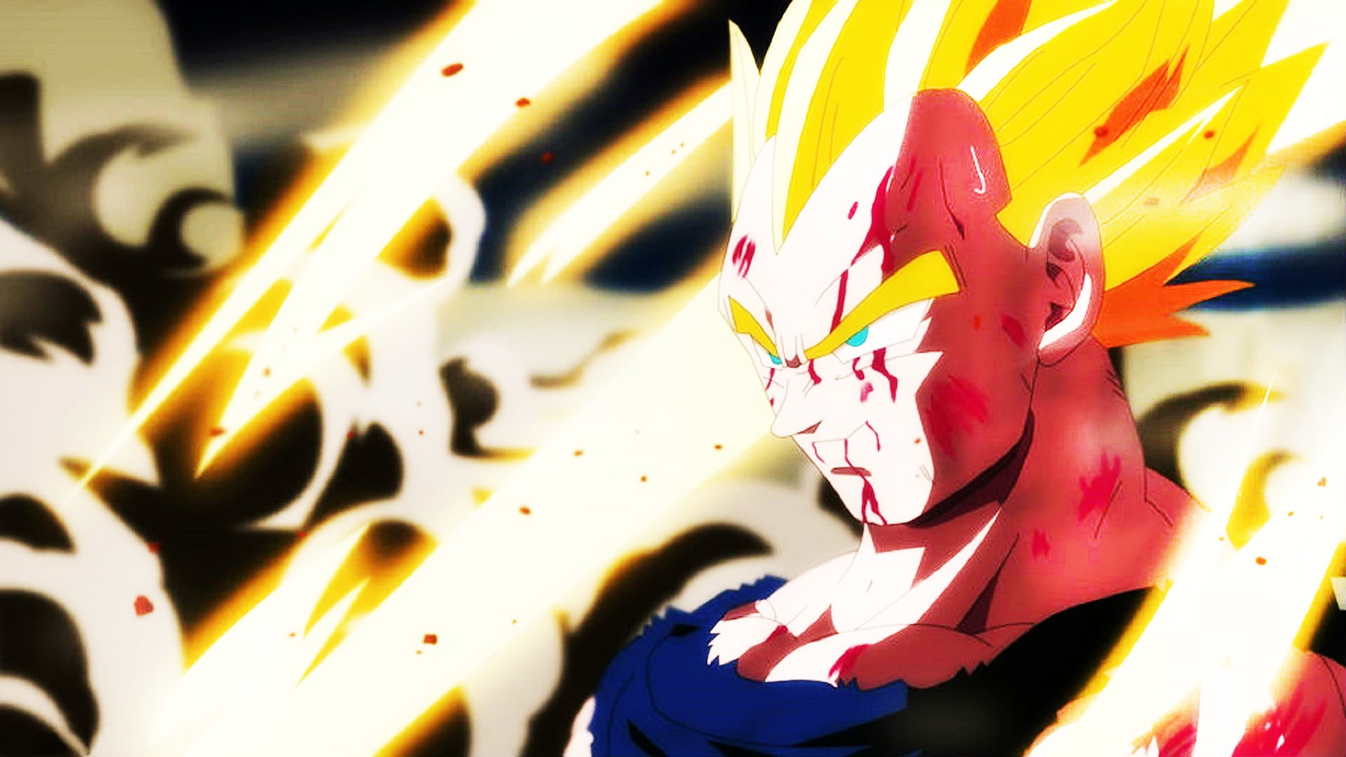 Super Saiyan 4, shadow, flower, no people, trunks, creativity, flowering plant, Son Goku, animal representation, Dragon Ball, graffiti, Picolo, Vegeta, HD Wallpaper