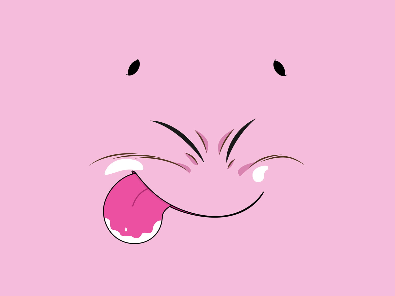 illustration, close-up, Pink, art and craft, majin, vector, 720P, animal, bird, computer Graphic, beauty in nature, copy space, face, flying, colored background, HD Wallpaper
