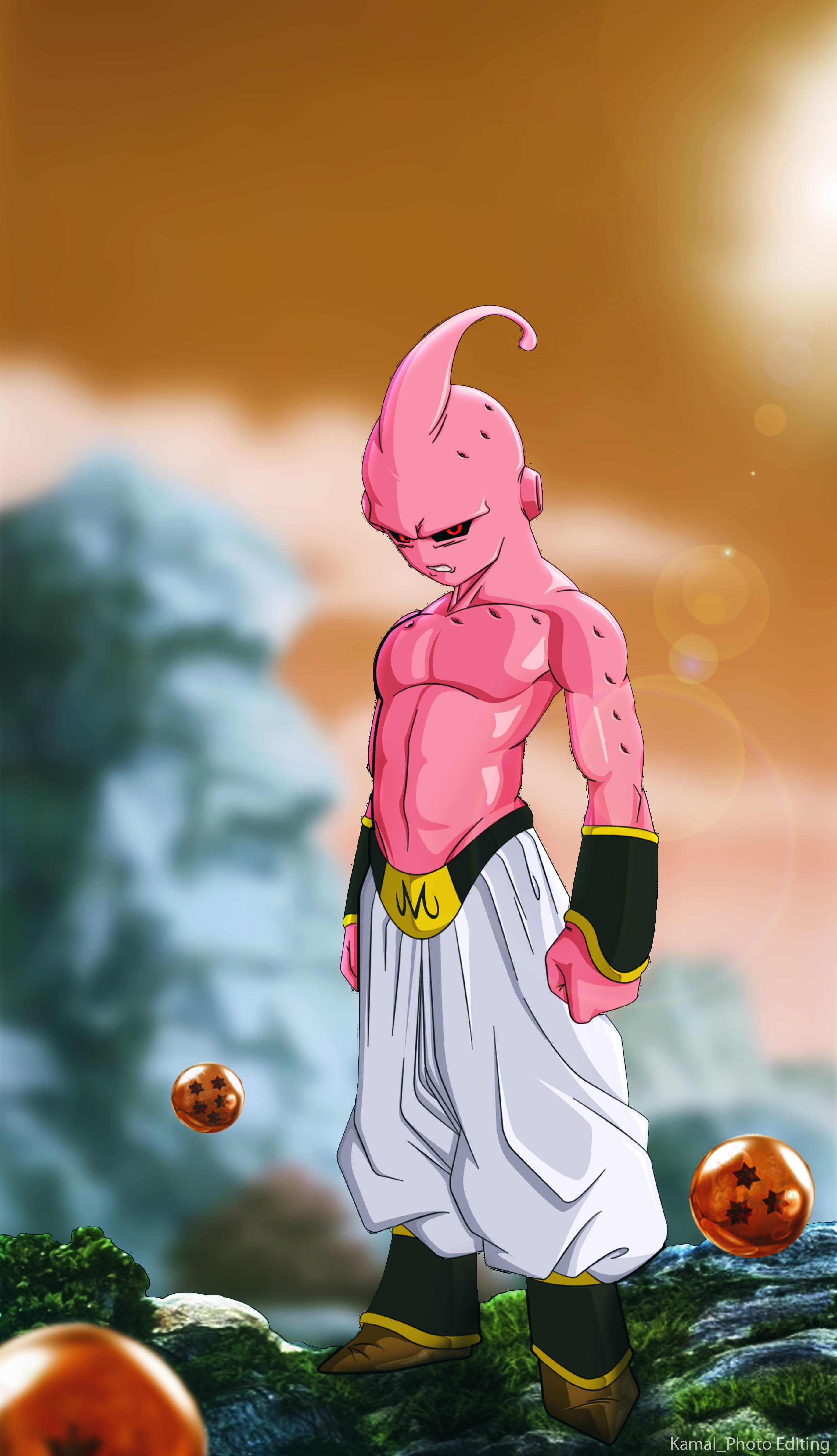 4K, kid buu, Dragon Ball, Dragon Ball Super, Majin Buu, Phone HD Wallpaper