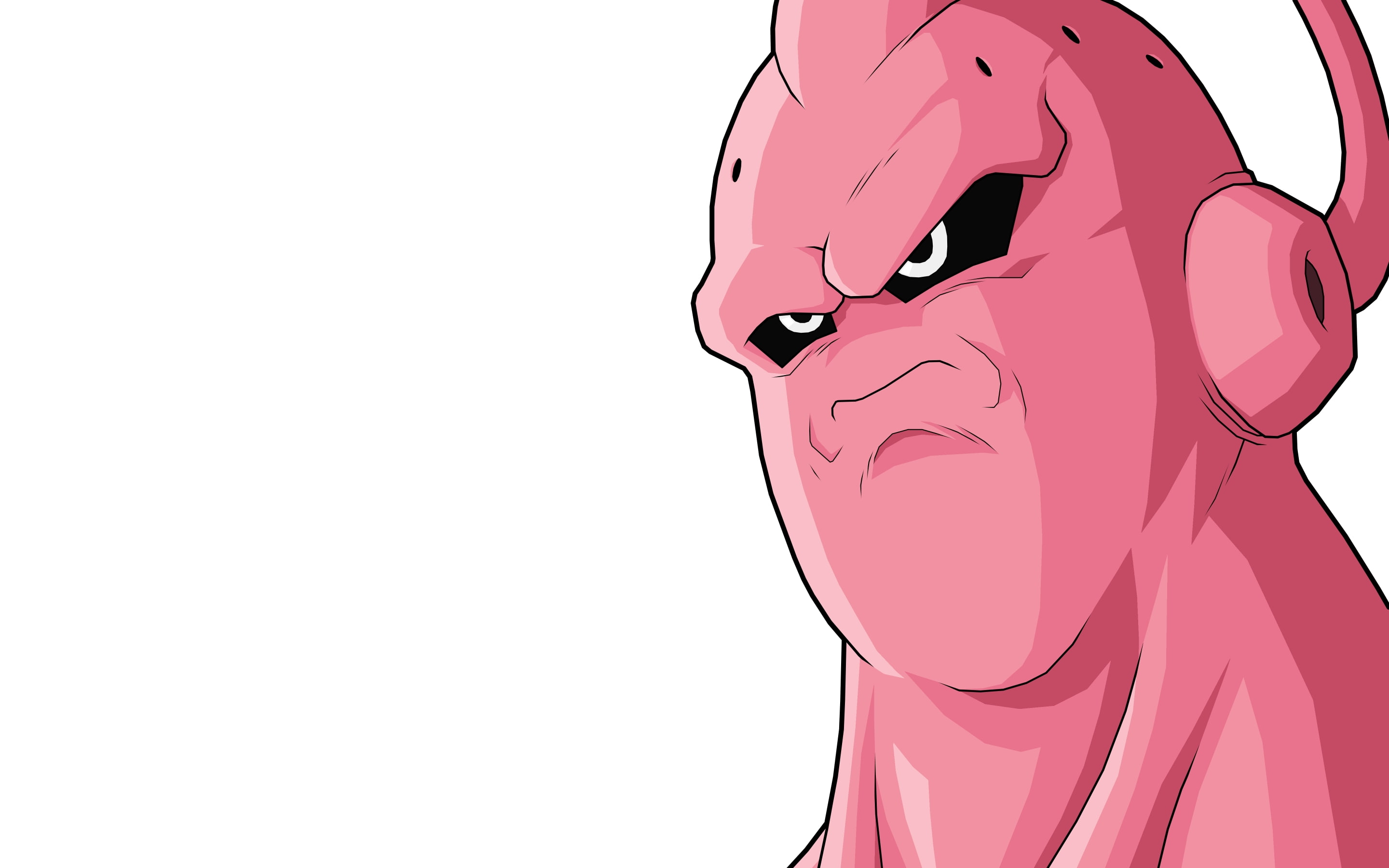 dragonball, z, ball, anime, hd, 2K, simple background, background, buu, simple, dragon ball z, dragon, x, majin, art, HD Wallpaper