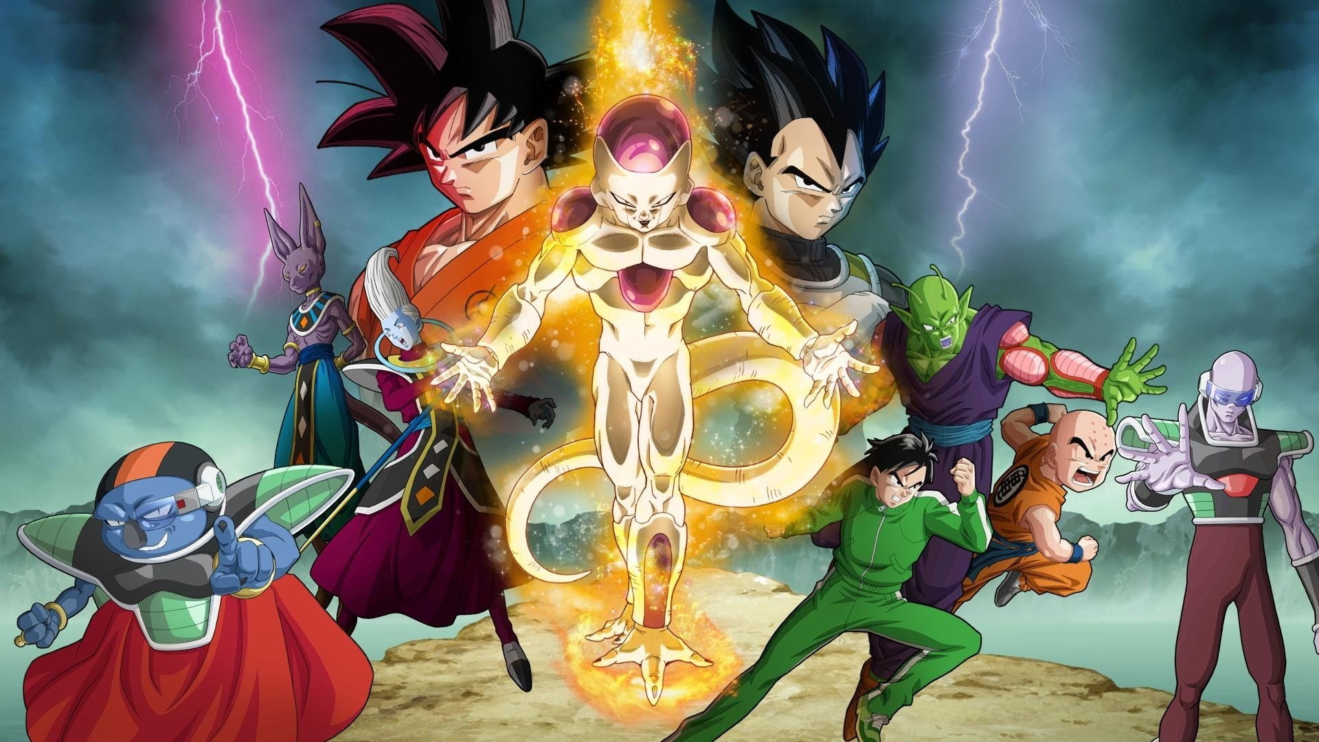 Beerus (Dragon Ball), Dragon Ball Z, Dragon Ball, Gohan (Dragon Ball), Krillin (Dragon Ball), Whis (Dragon Ball), Tagoma (Dragon Ball), Freeza (Dragon Ball), HD Wallpaper
