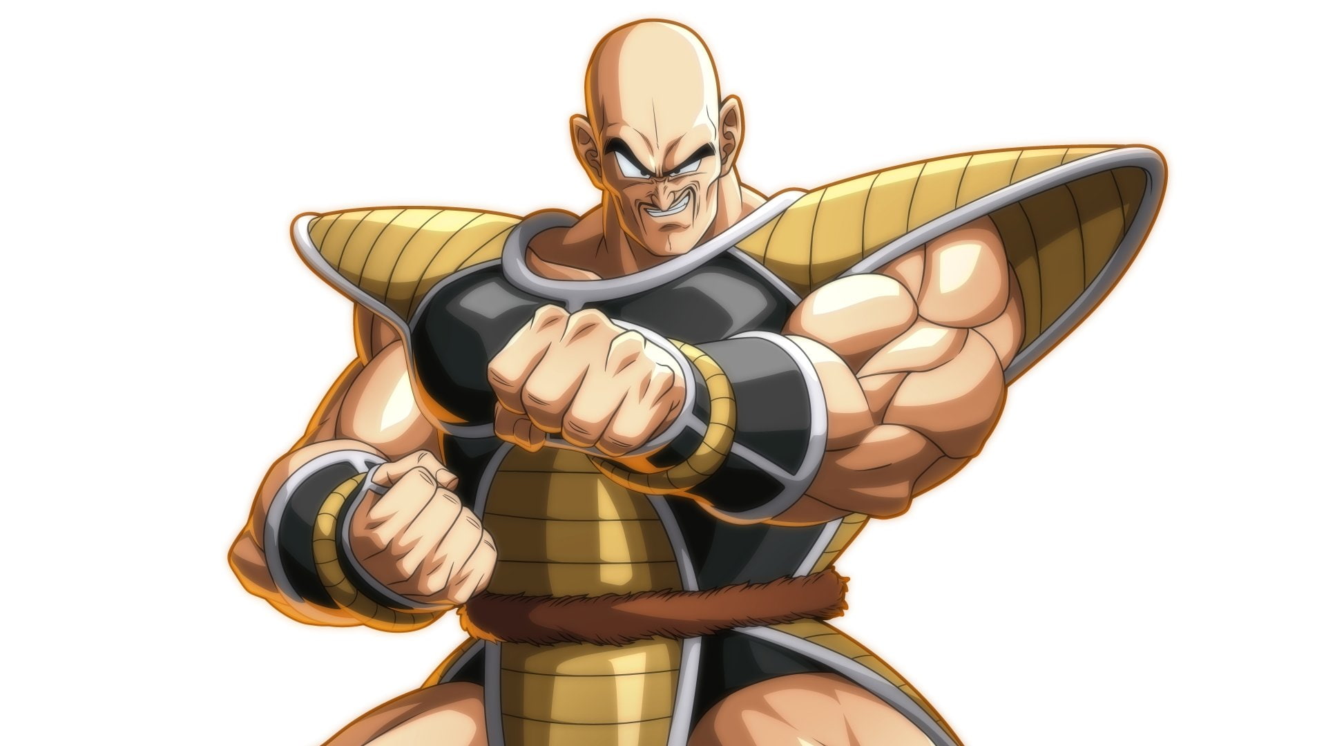 competition, front view, waist up, human representation, sport, protection, sports equipment, white background, Dragon Ball, Dragon Ball FighterZ, indoors, HD Wallpaper