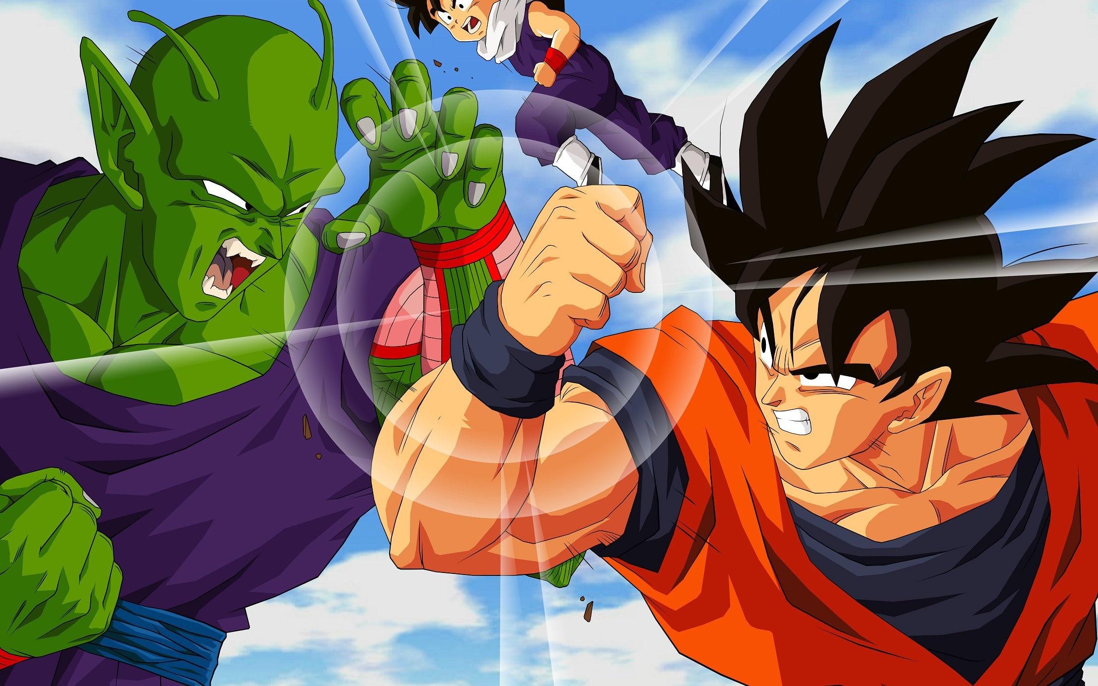 dragon, gohan, z, ball, dragon ball z, piccolo, 1080P, HD Wallpaper