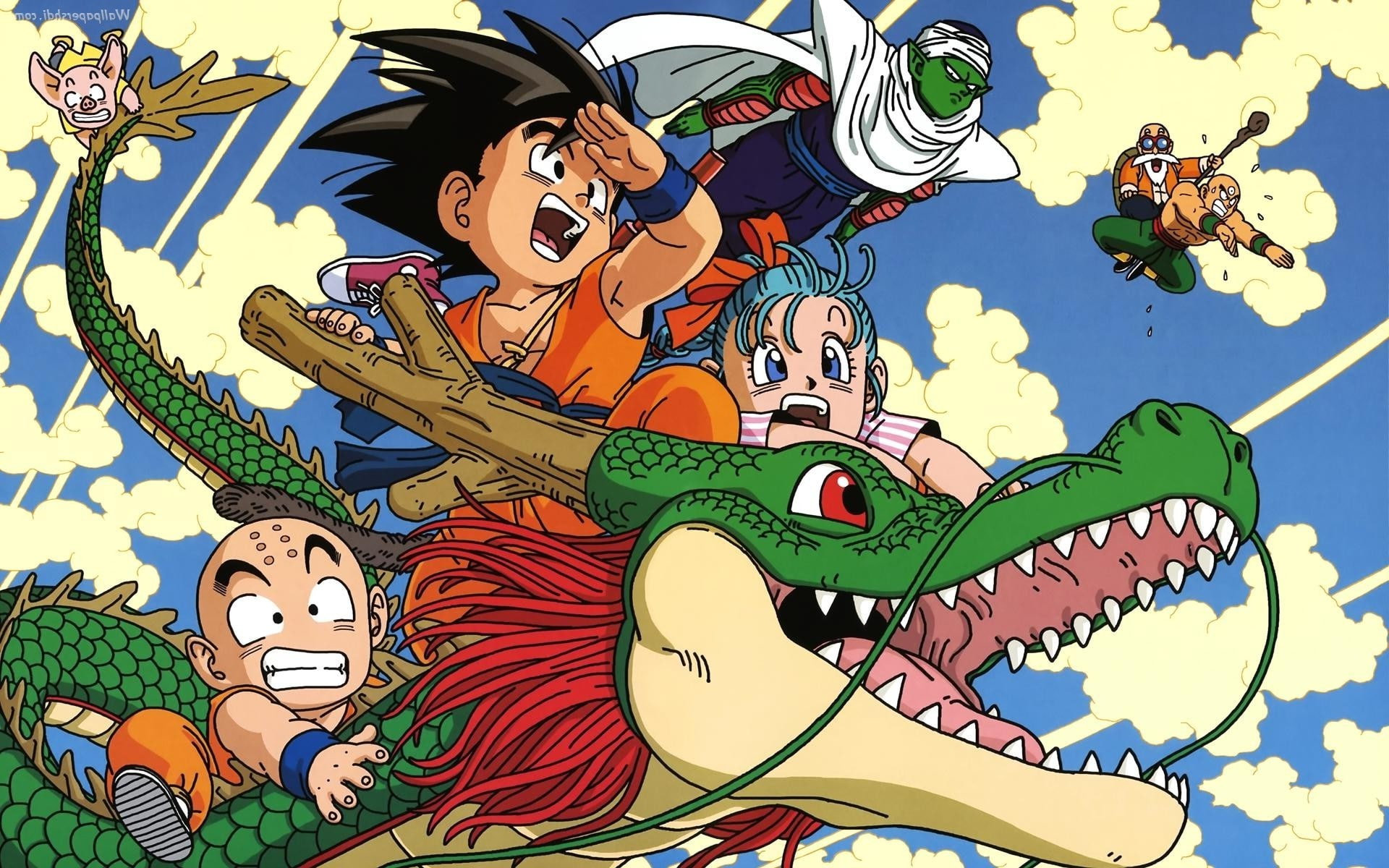 Dragon Ball, Dragon Ball Z, Krillin, Piccolo, 1080P, anime, Son Goku, HD Wallpaper