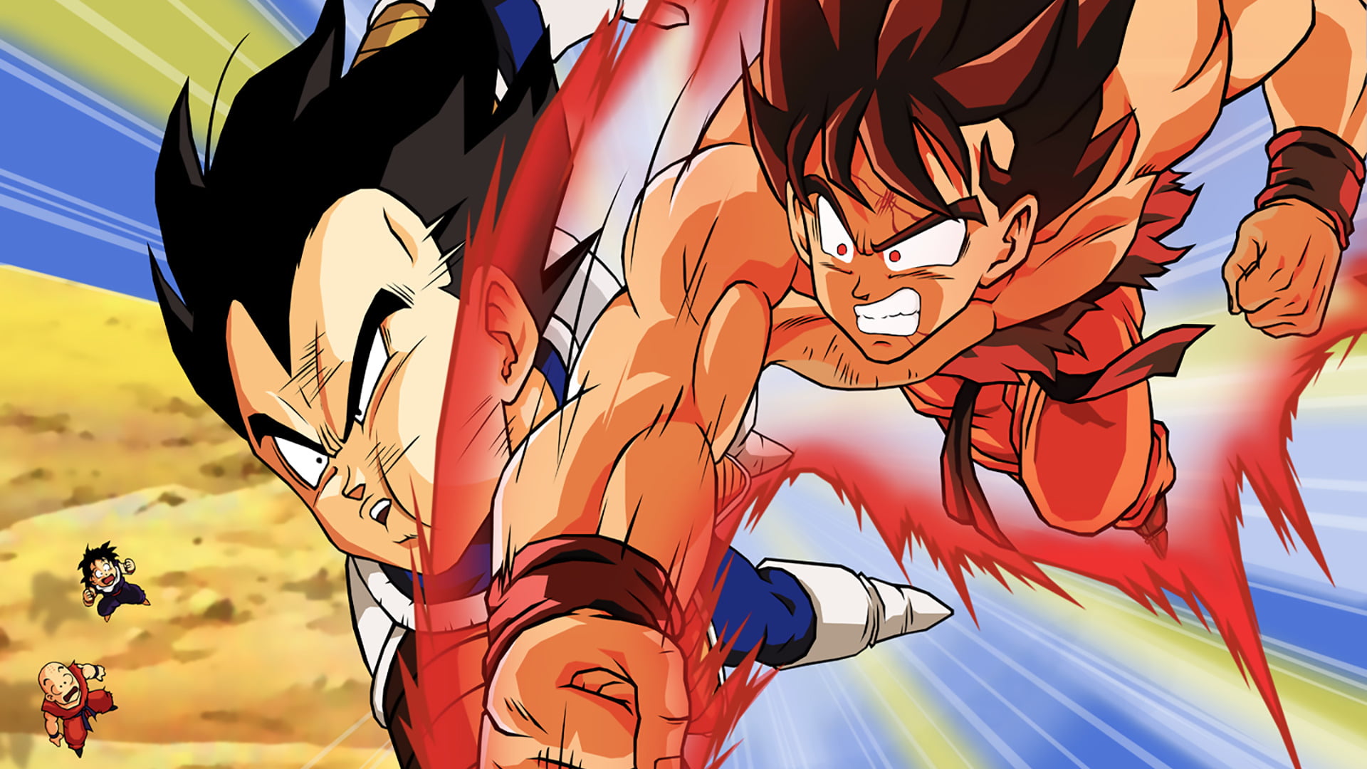 outdoors, Dragon Ball Z, travel, no people, Gohan (Dragon Ball), representation, day, Dragon Ball, pattern, sunlight, Krillin (Dragon Ball), human representation, HD Wallpaper