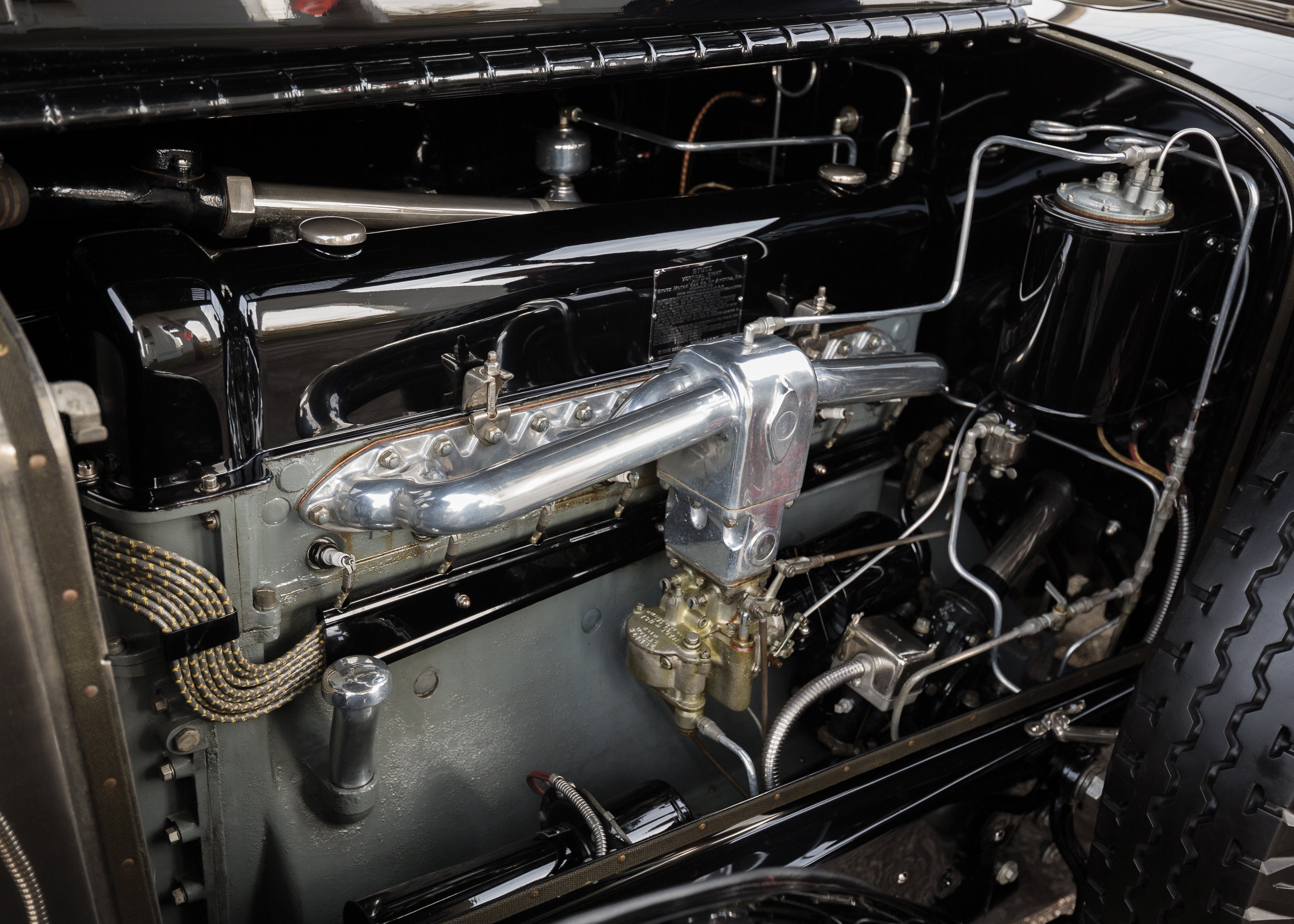 retro, 2-passenger, hawk, (aa-c18), black, eight, stutz, 1927, vertical, 2K, phillips, speedster, HD Wallpaper