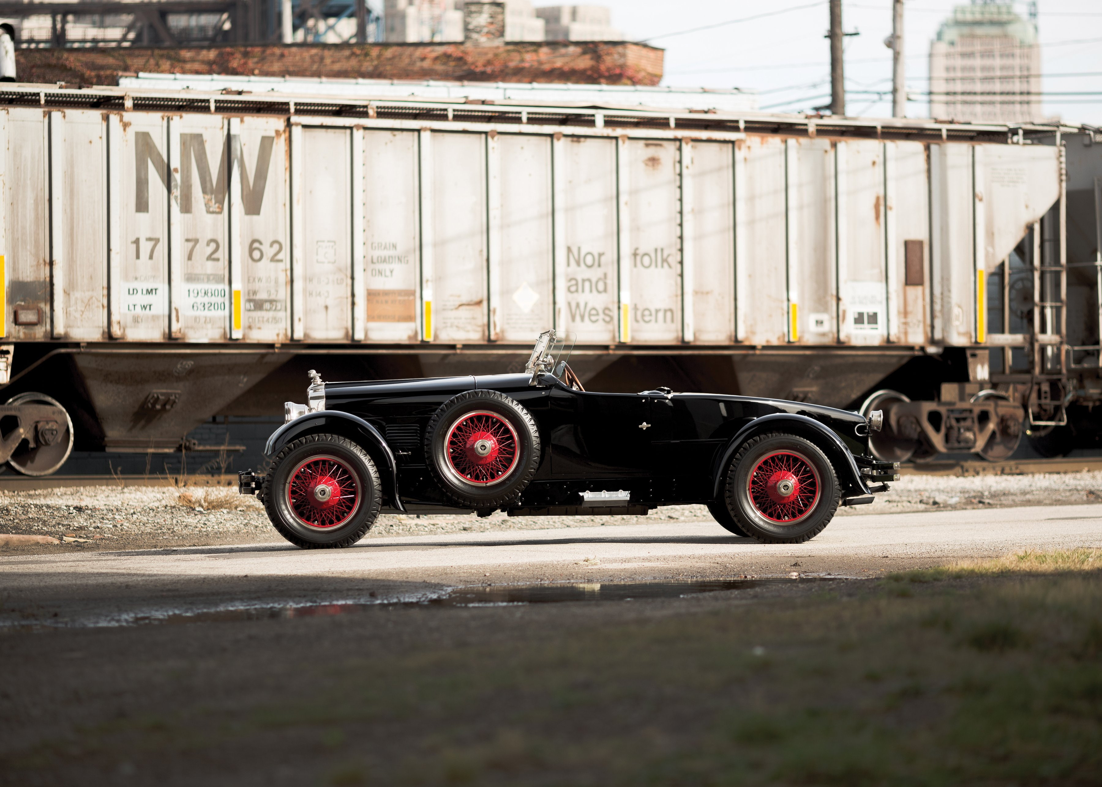 (aa-c18), 1927, vertical, 2K, stutz, 2-passenger, phillips, black, speedster, retro, eight, hawk, HD Wallpaper