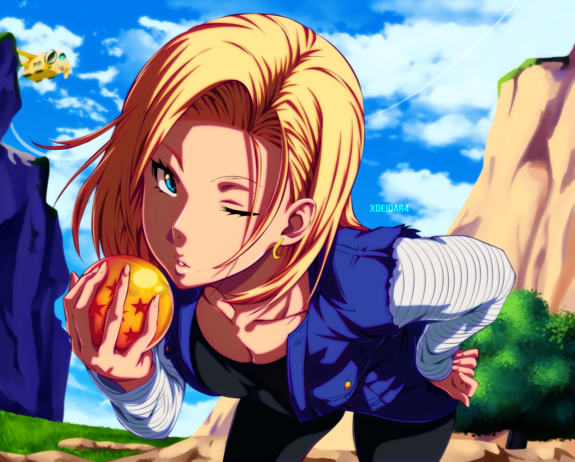 Android 18 (Dragon Ball), 1080P, Dragon Ball, Dragon Ball Z, HD Wallpaper