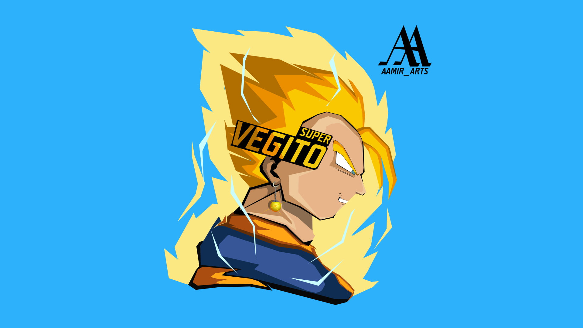 Vegito (Dragon Ball), 1080P, Dragon Ball Super, Dragon Ball, HD Wallpaper