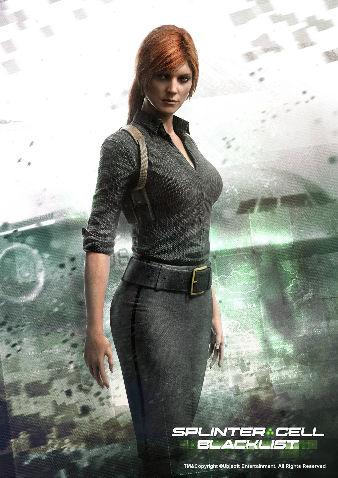 video games, brunette, Grim, video game characters, Anna Grimsdottir, concept art, Splinter Cell, 1080P, video game art, video game girls, Tom Clancys, Phone HD Wallpaper