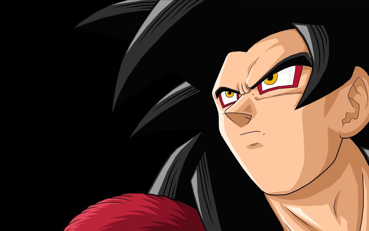 Dragon Ball, night, Super Saiyan 4, black background, close-up, Super Saiyan, outdoors, multi colored, no people, art and craft, creativity, mode of transportation, HD Wallpaper