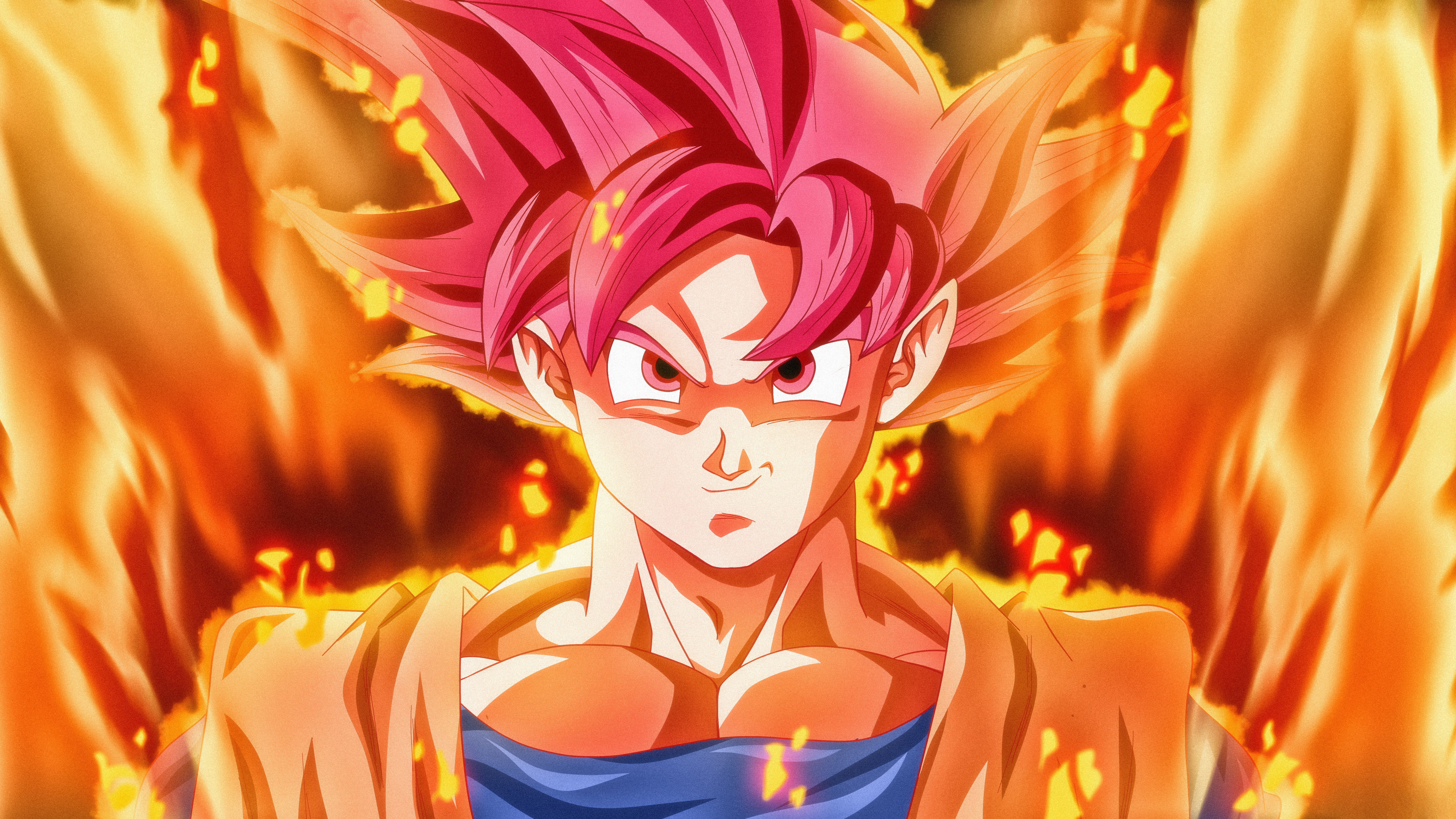 Super Saiyan God, Dragon Ball Super, 5K, 5K, HD Wallpaper