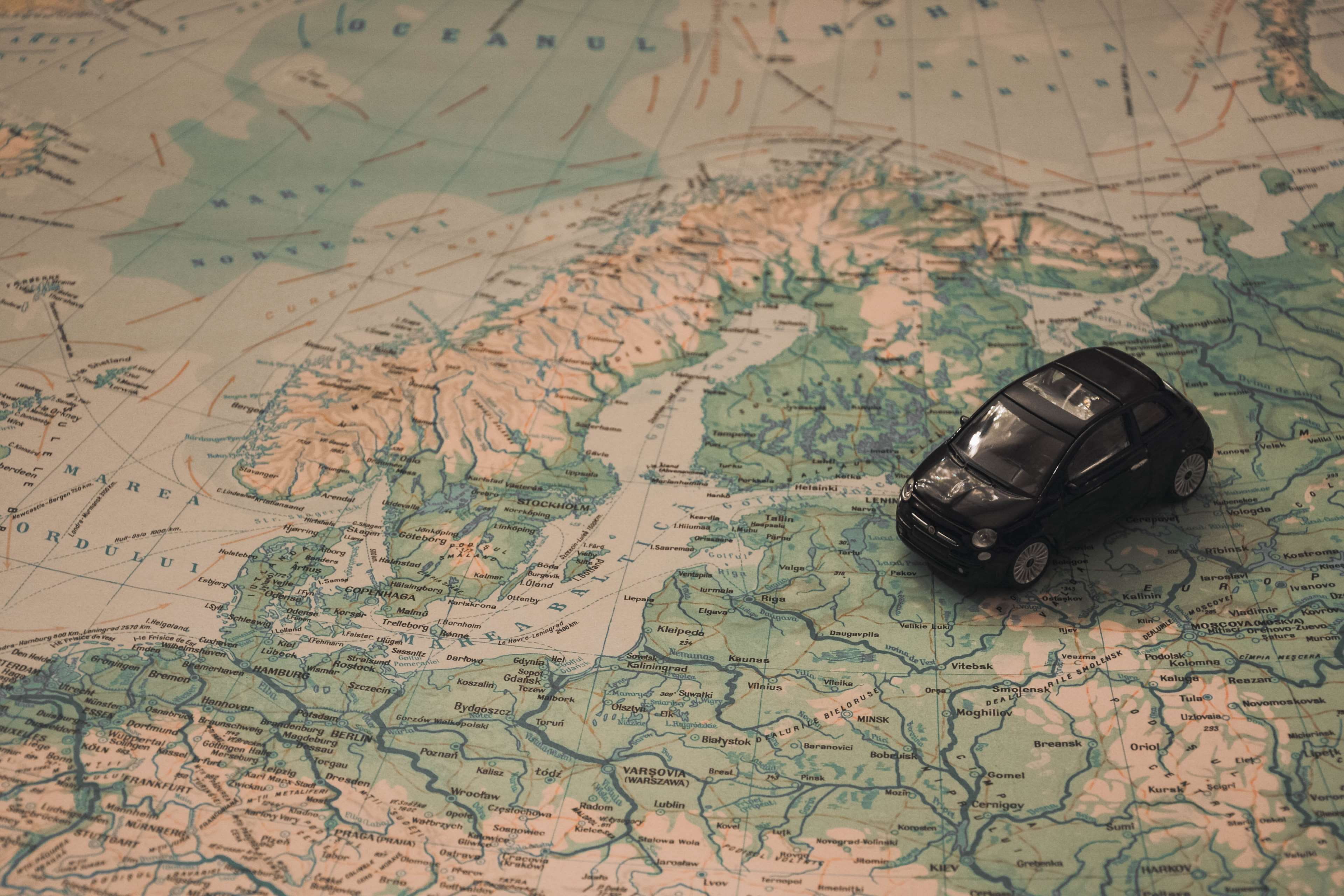 fiat, nature, holidays, world map, map, finland, close-up, denmark, scandinavia, adventure, north sea, paper, norway, travel, baltic sea, indoors, pattern, HD Wallpaper