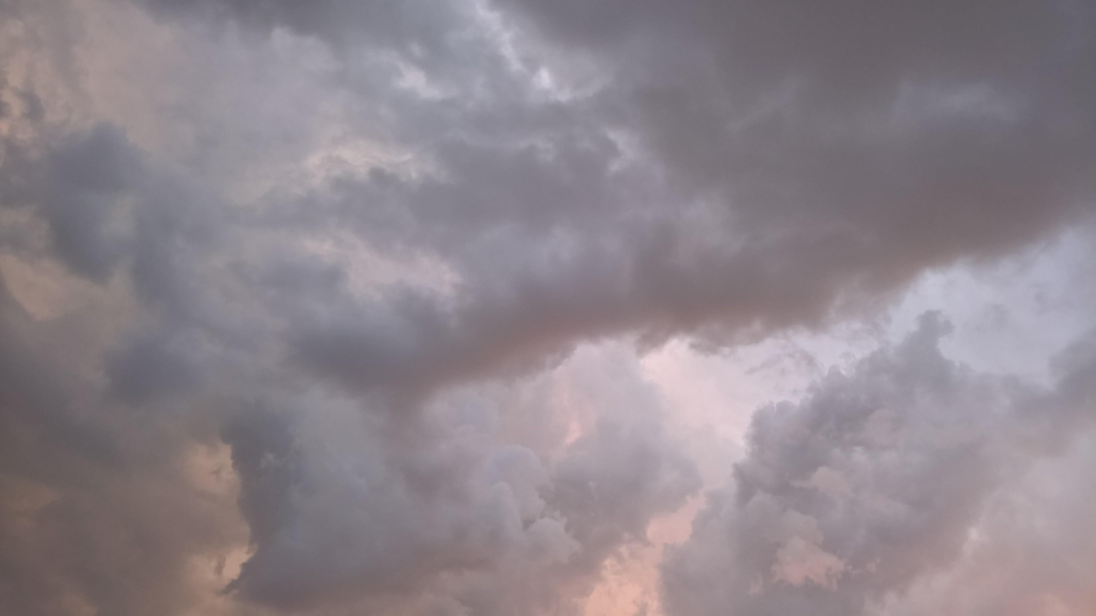 storm, 4K, no people, rain, cloud - sky, wind, thunderstorm, gray, scenics - nature, overcast, dramatic sky, dark, skies, stormy, nature, environment, HD Wallpaper