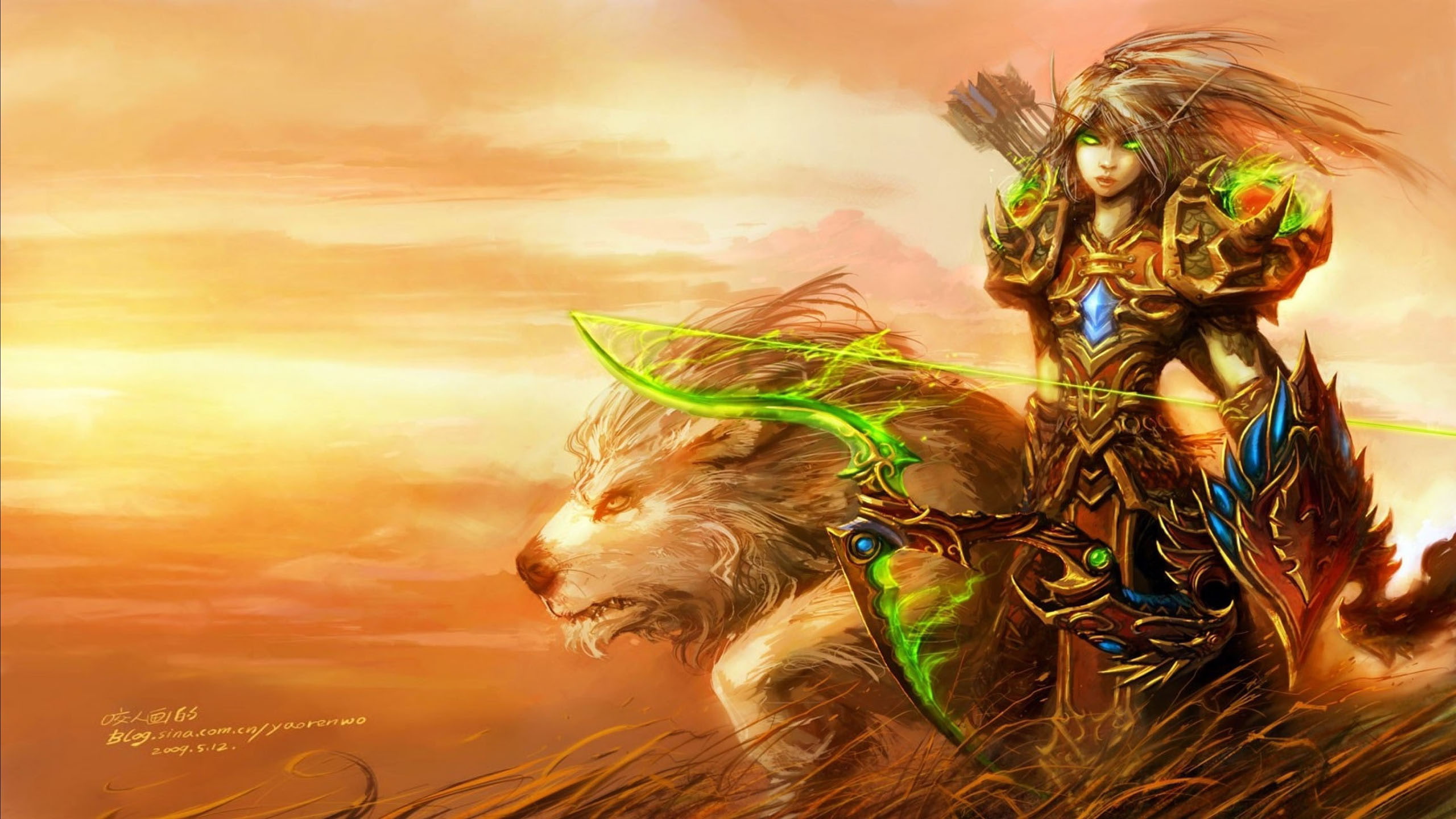 warcraft, features, hd, melee, playable, solo, damage, roles, pets, hunter, ranged, world, 2K, play, class, HD Wallpaper