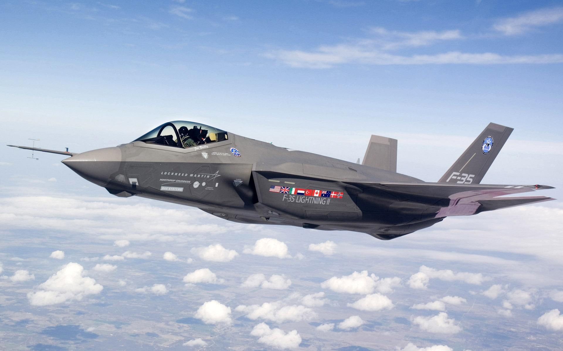 fighter, jet, f, planes, joint, lightning, 1080P, strike, ii, gray, HD Wallpaper