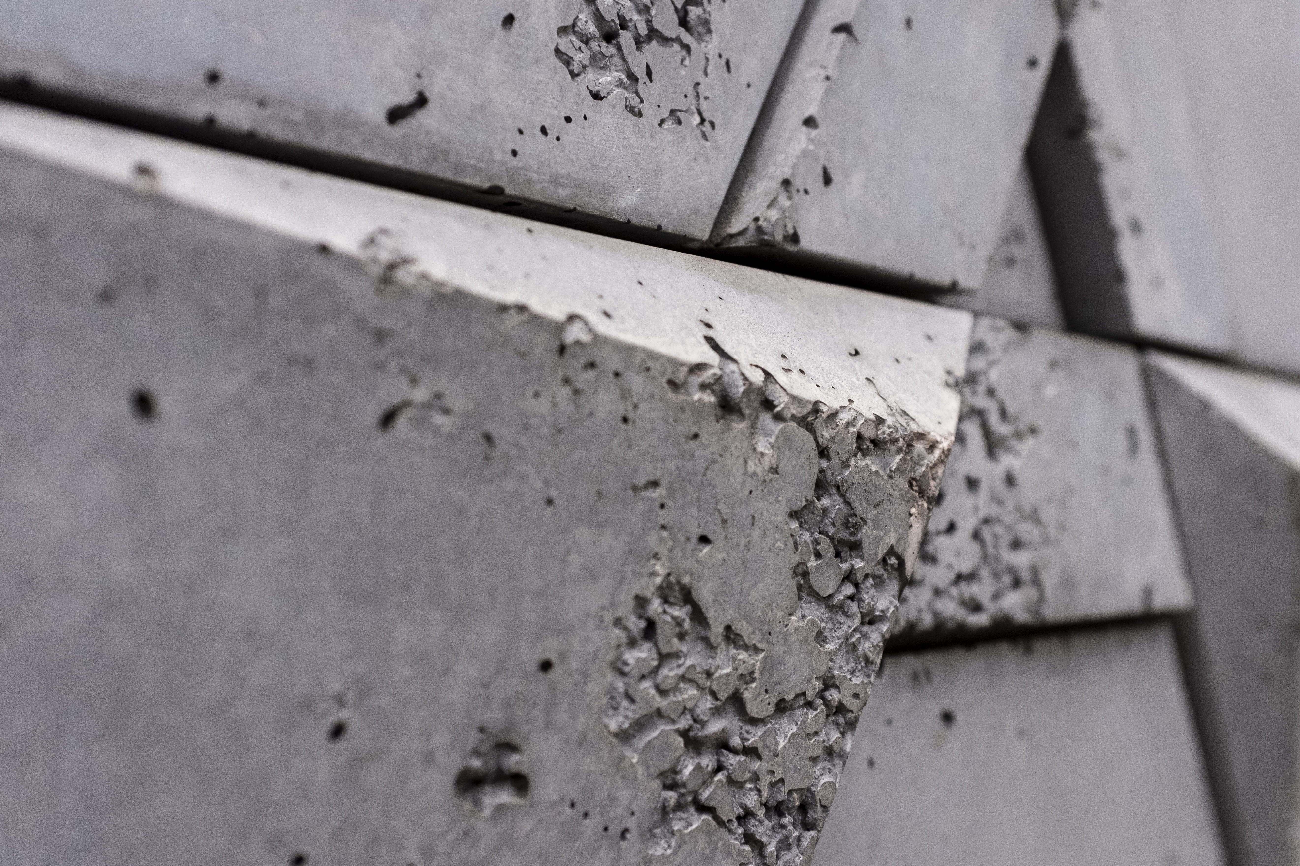 wall - building feature, damaged, focus on foreground, backgrounds, modern, rough, old, construction industry, brutalist, background, texture, HD Wallpaper