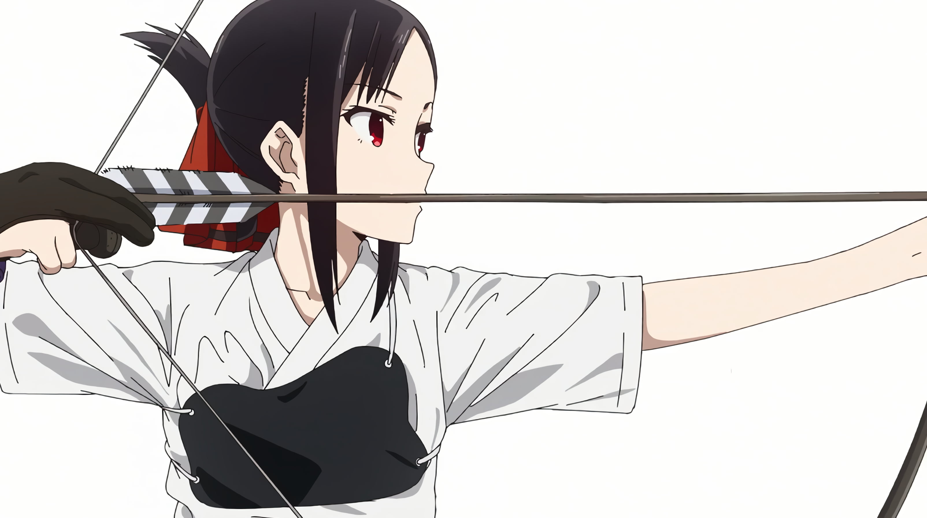 Shinomiya Kaguya, archery, 2K, women, HD Wallpaper
