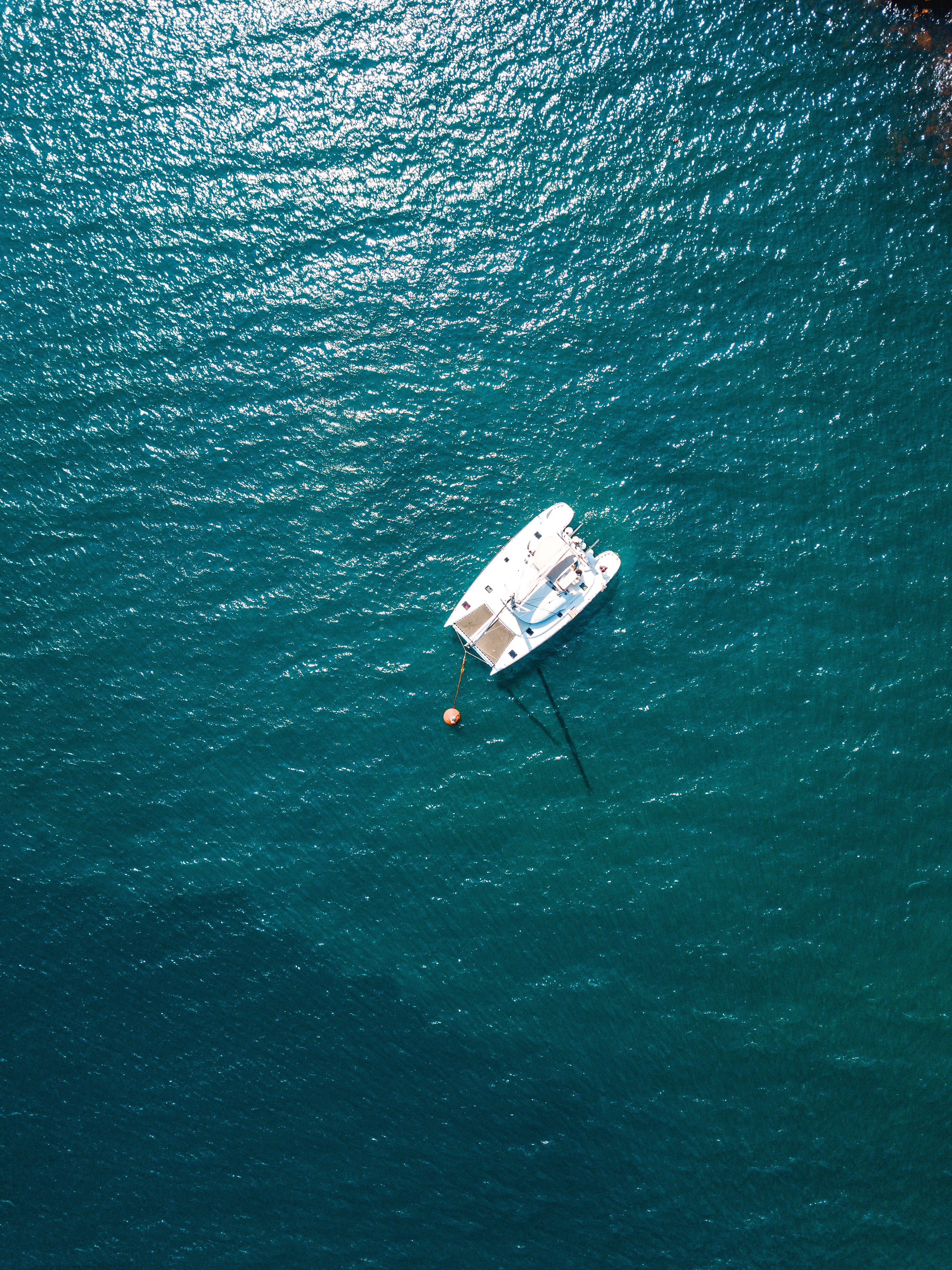 santorini, nautical vessel, greek, tranquility, water, ship, seaside, boat, beauty in nature, no people, sailing, sea, cyclades, greece, high, nature, floating, Phone HD Wallpaper