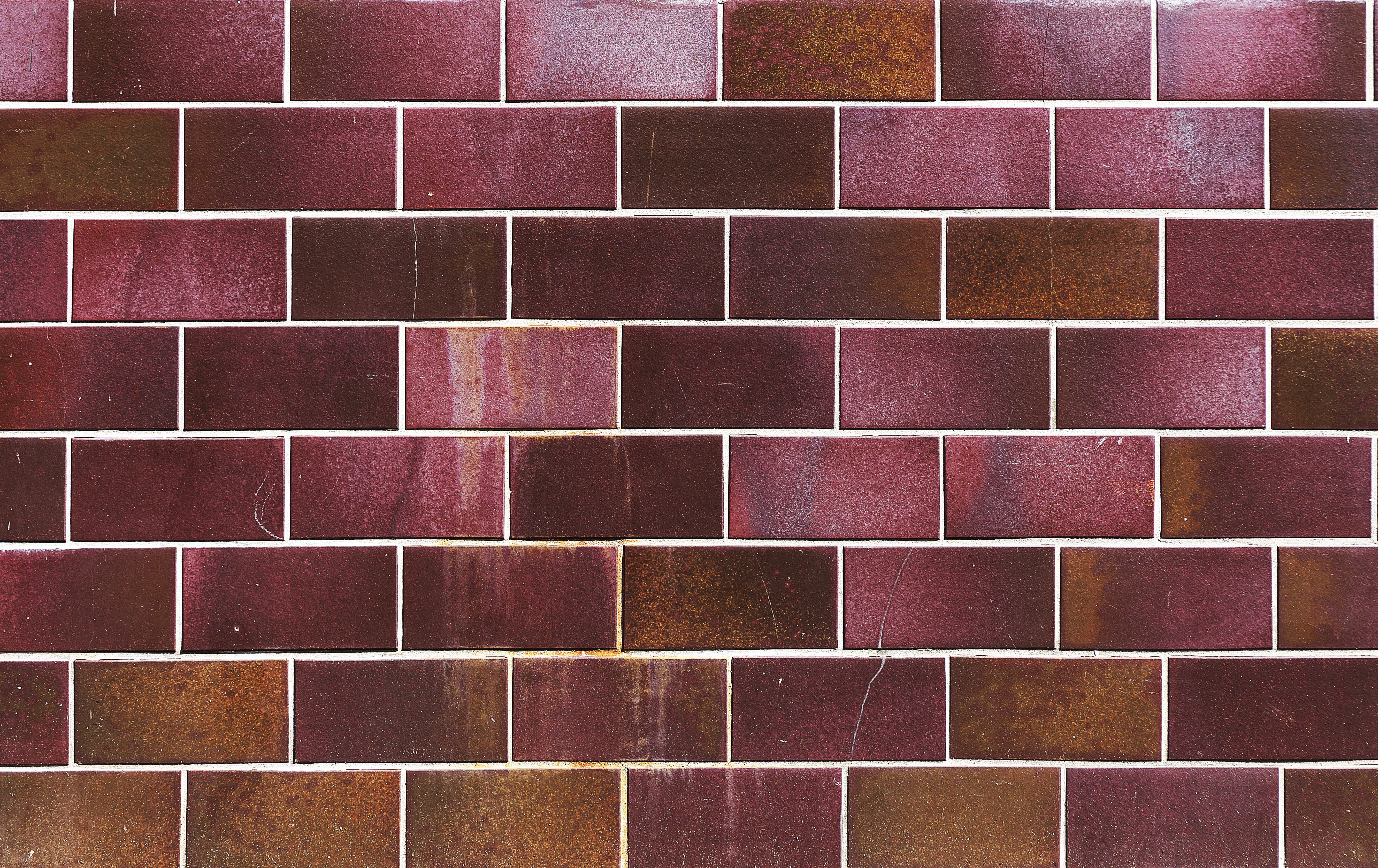 brown, repetition, rustic, structure, built structure, clinker, material, background, shape, wall - building feature, brick texture, geometric, square shape, HD Wallpaper