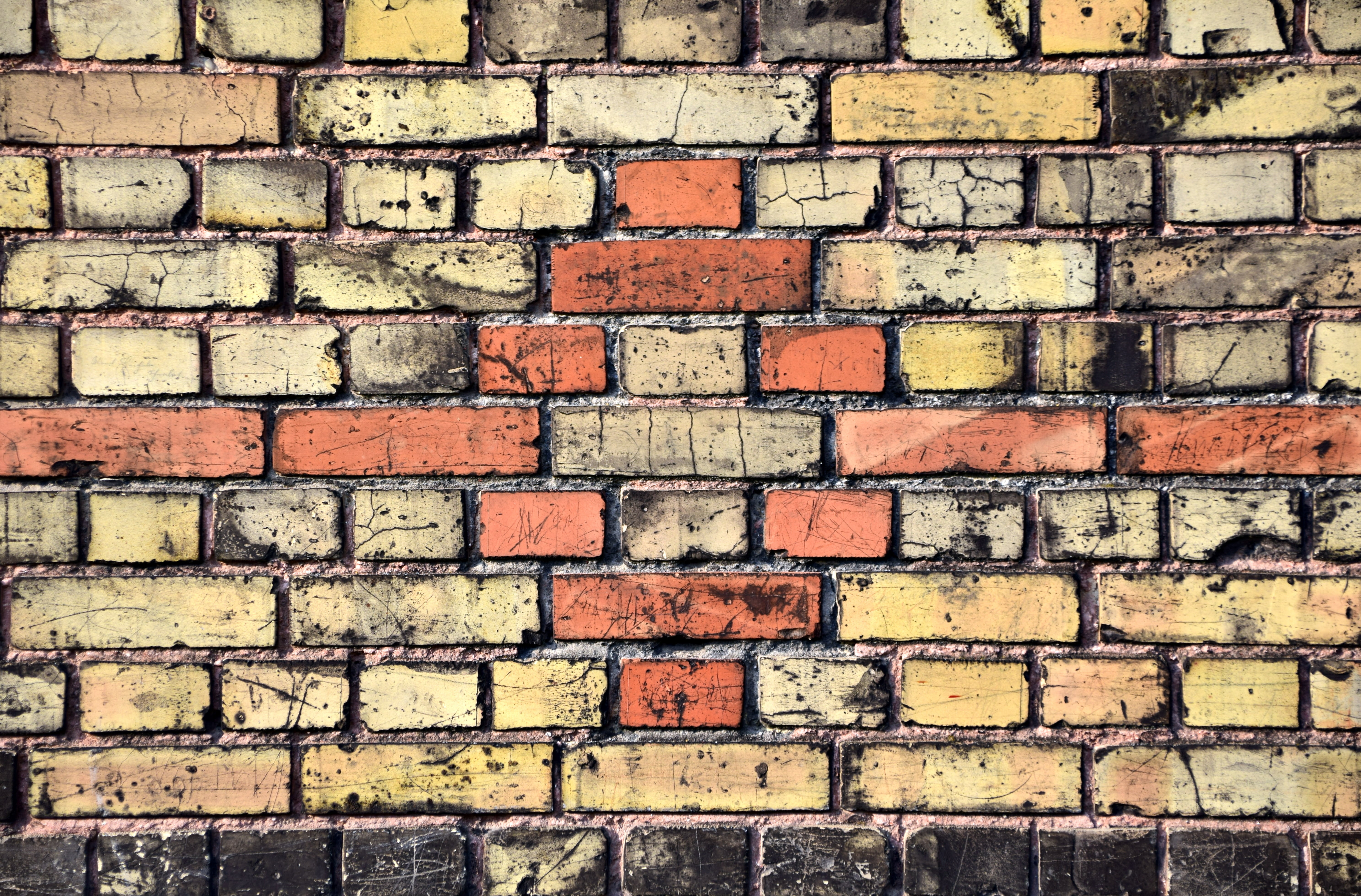 bricks, masonry, repetition, stone material, bricked, industry, old, close-up, gray, brick wall, beautiful, structure, lost places, red, wall - building feature, HD Wallpaper