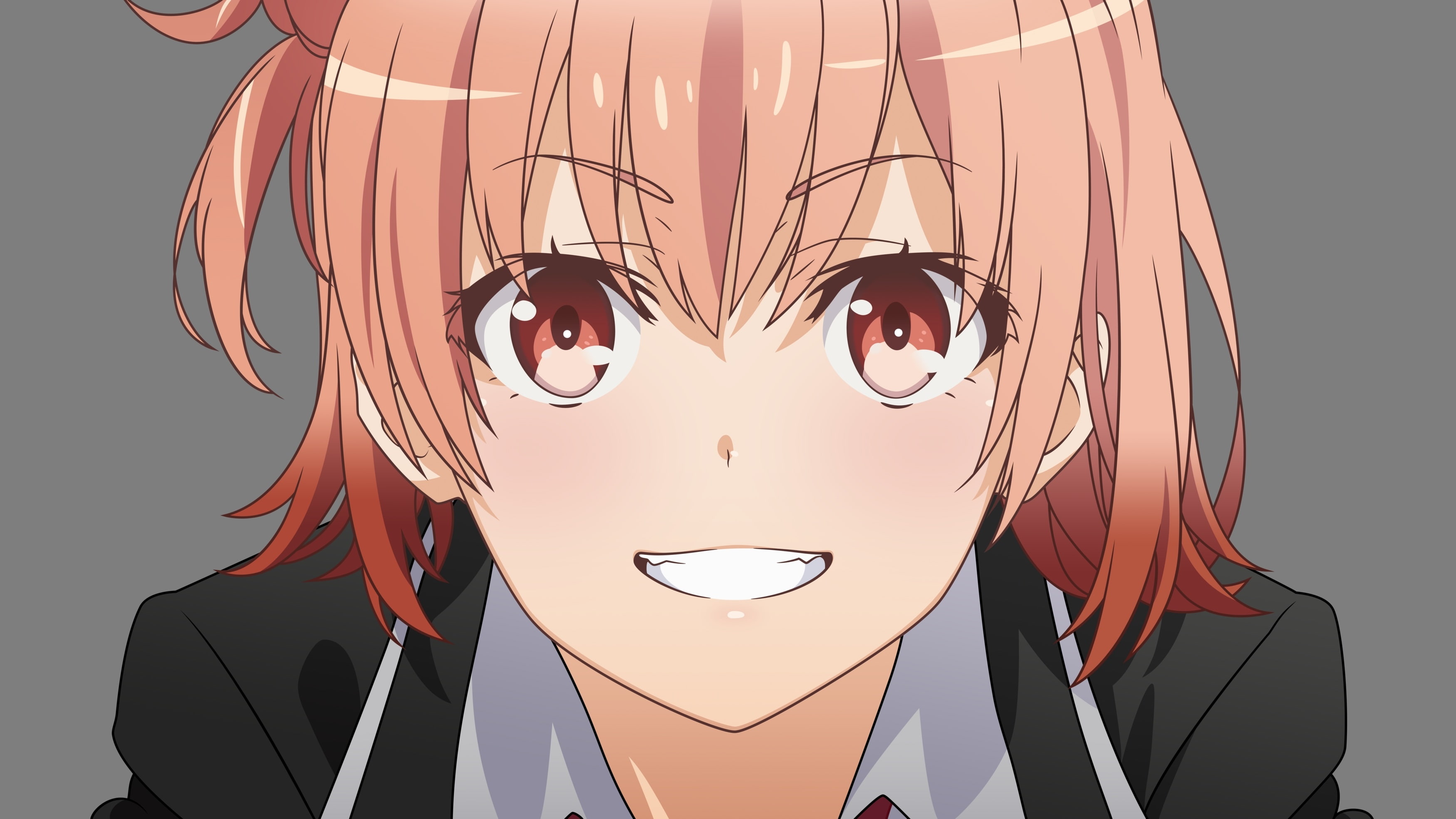 one person, adult, human body part, face, headshot, creativity, digital composite, human face, yahari ore seishun love comedy wa machigatteiru, Anime, yuigahama yui, HD Wallpaper