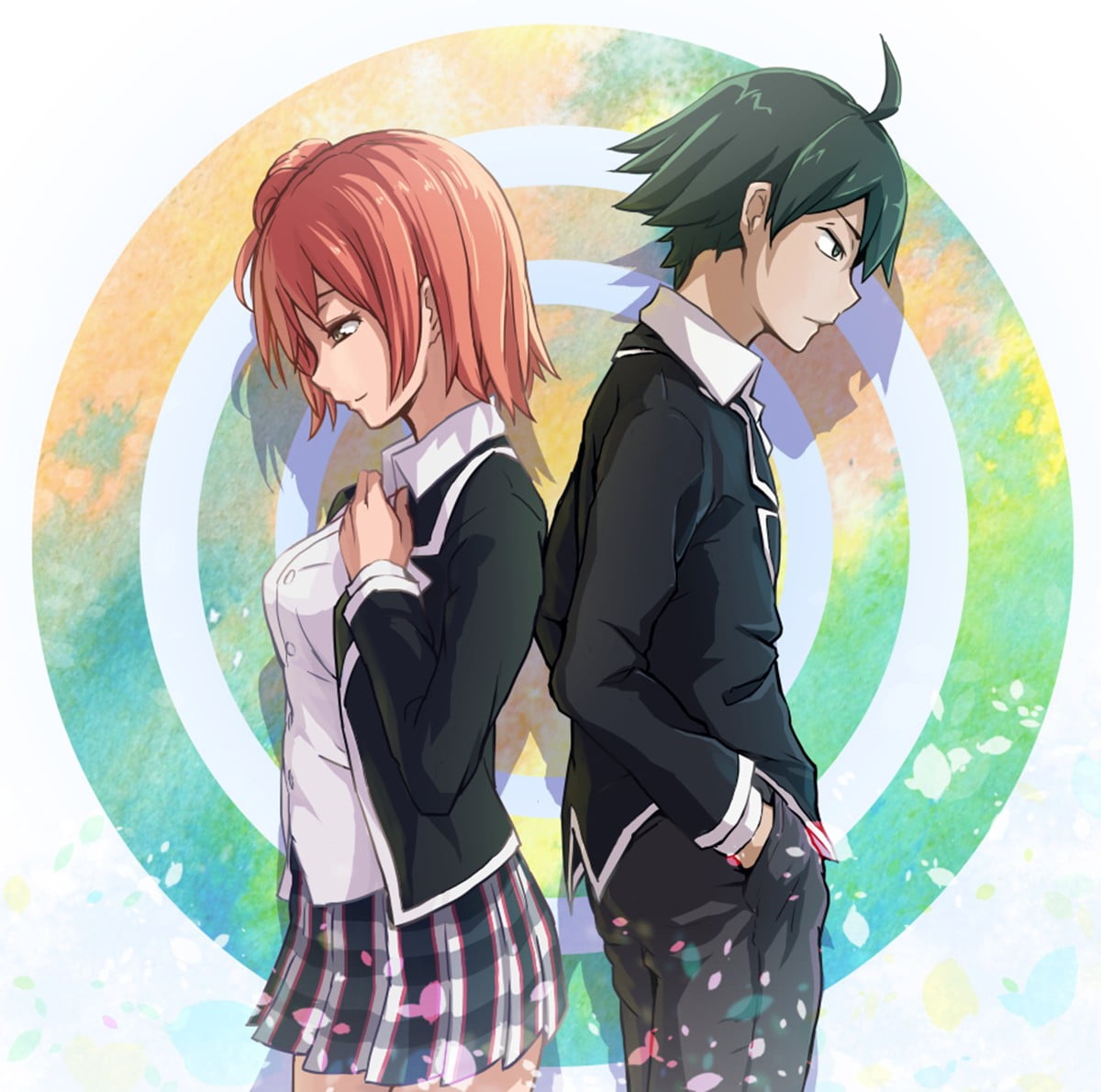 women, males, men, art and craft, multi colored, Yahari Ore no Seishun Love Comedy wa Machigatteiru, representation, Hikigaya Hachiman, leisure activity, HD Wallpaper