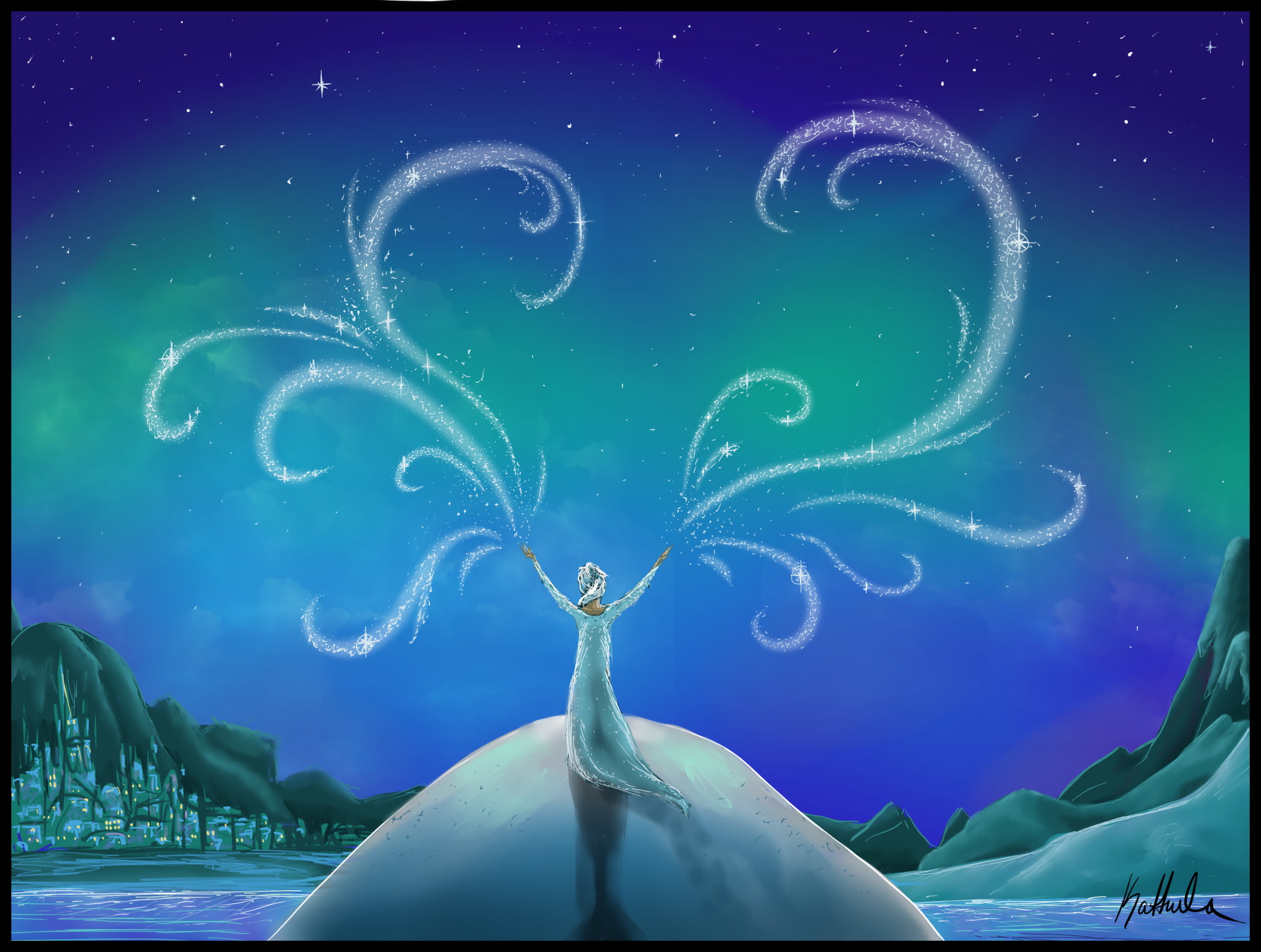 queen, Snow, Movie, disney, elsa, Elsa (Frozen), Arendelle, 1080P, Frozen (Movie), Frozen, HD Wallpaper