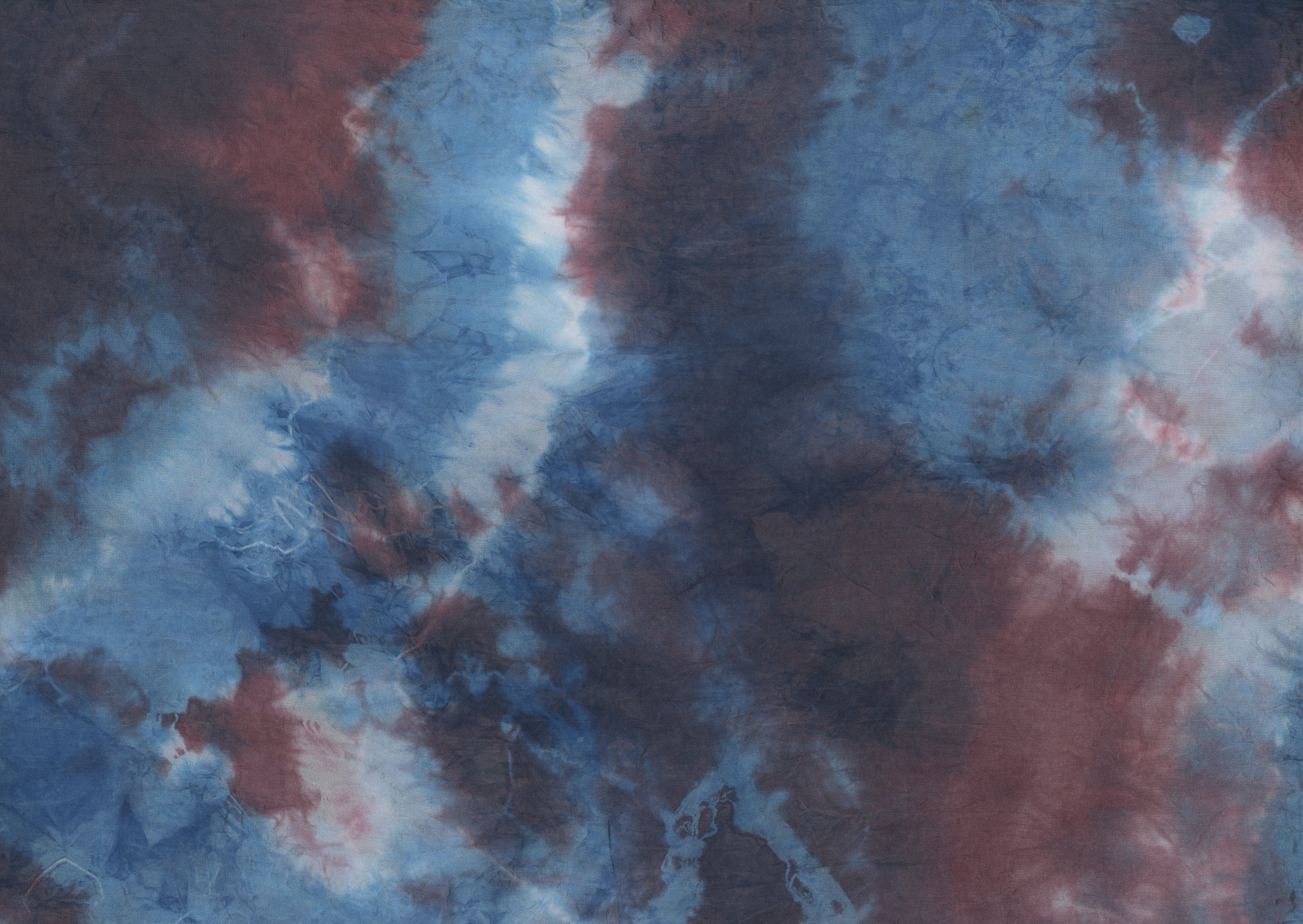 multi colored, silken, natural, close-up, sky, blue, art and craft, pattern, nature, dyeing, 5K, mottled, paint, textured, abstract backgrounds, no people, HD Wallpaper