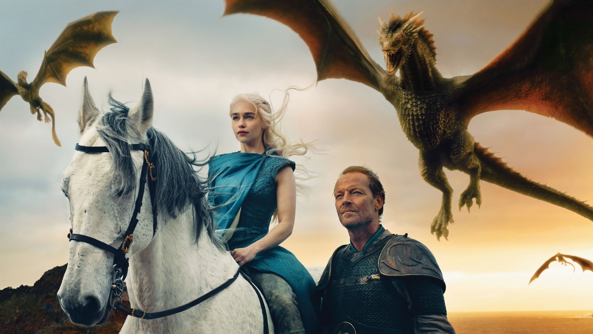 Jorah Mormont, Iain Glen, 1080P, Game of Thrones, Daenerys Targaryen, HD Wallpaper