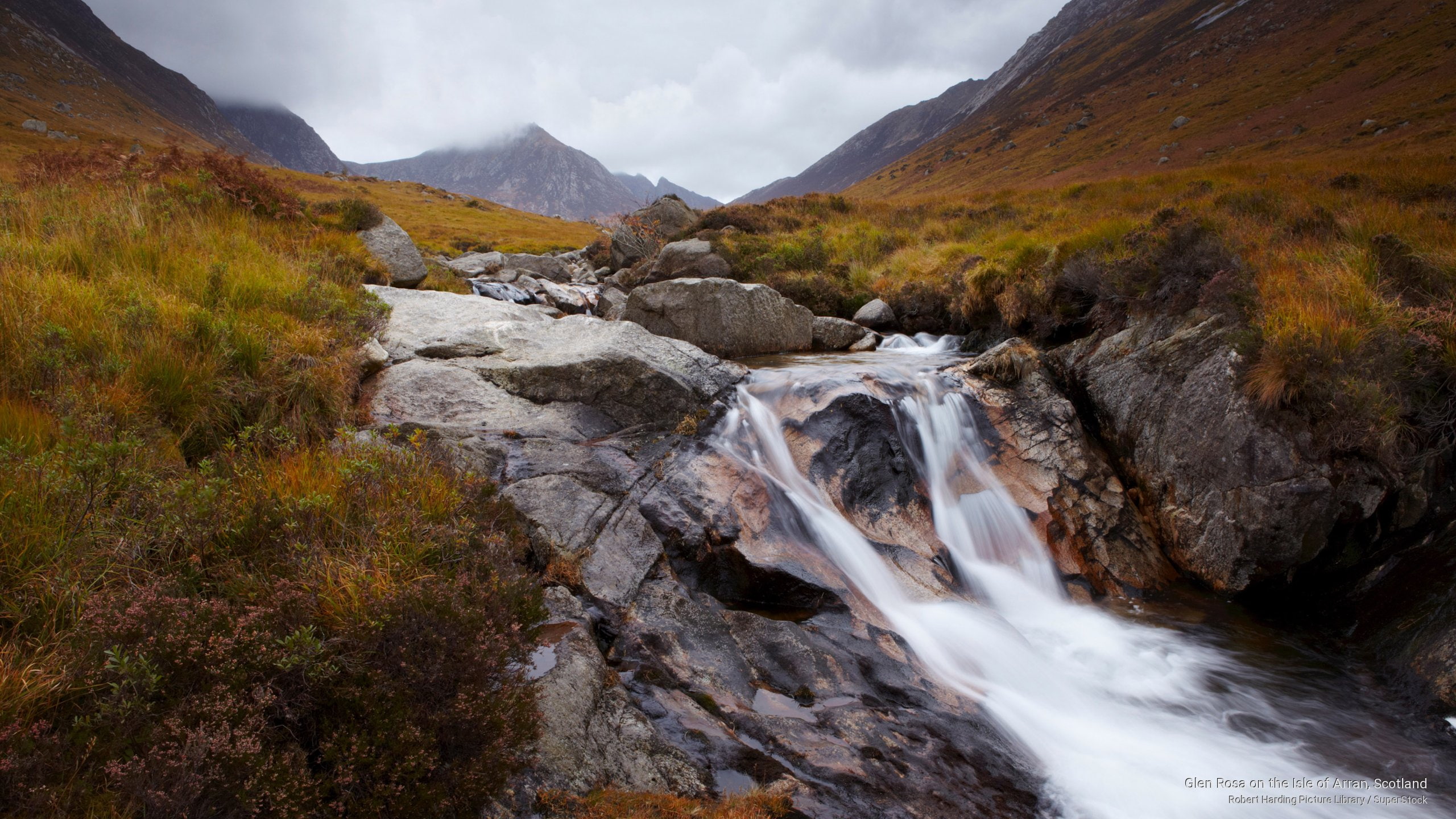 Fall, isle, 2K, arran, glen, rosa, scotland, HD Wallpaper