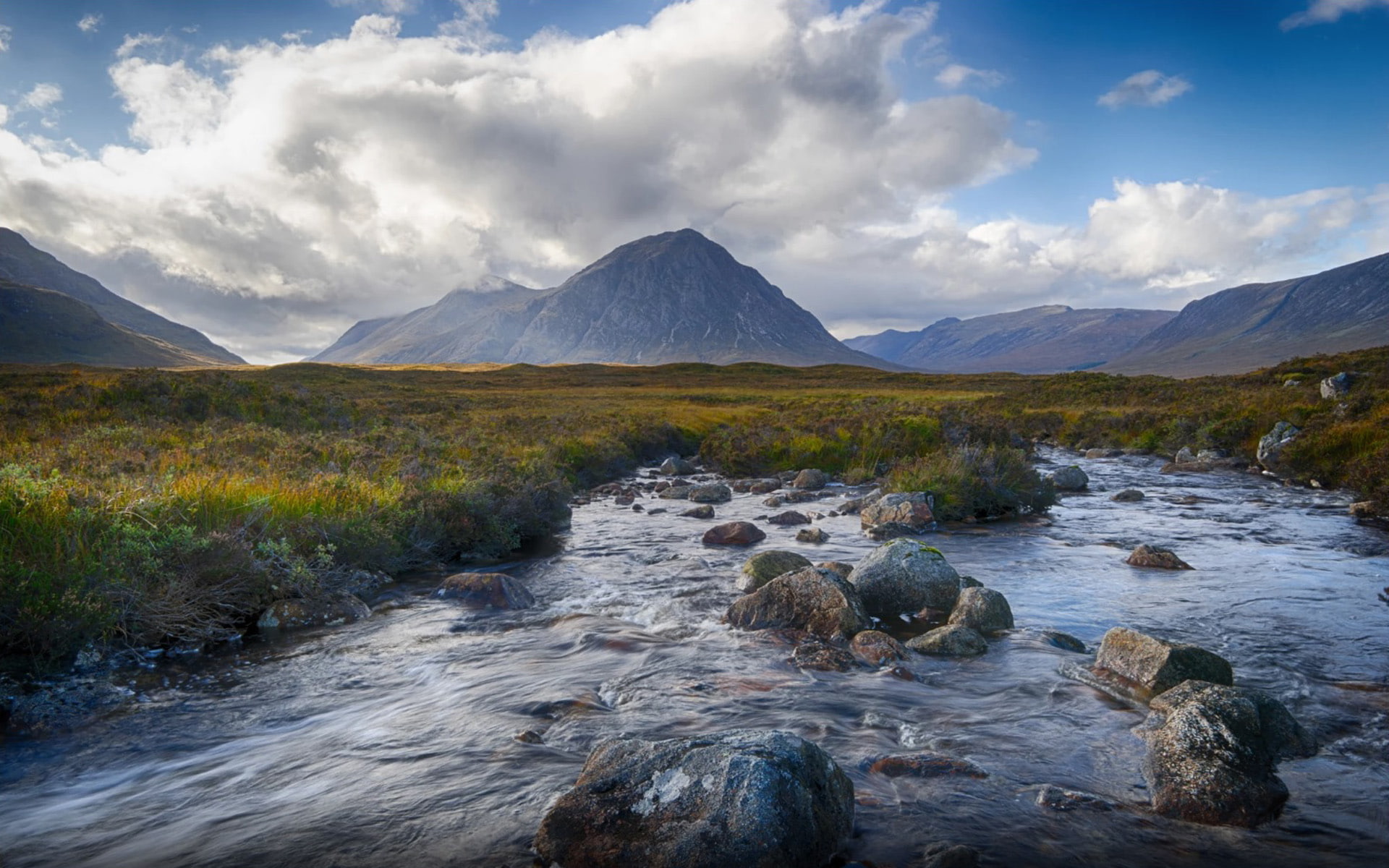 scotland, 1080P, hd, part, glen, origin, argyll, county, desktop, coe, mountain, landscape, northern, volcanic, HD Wallpaper