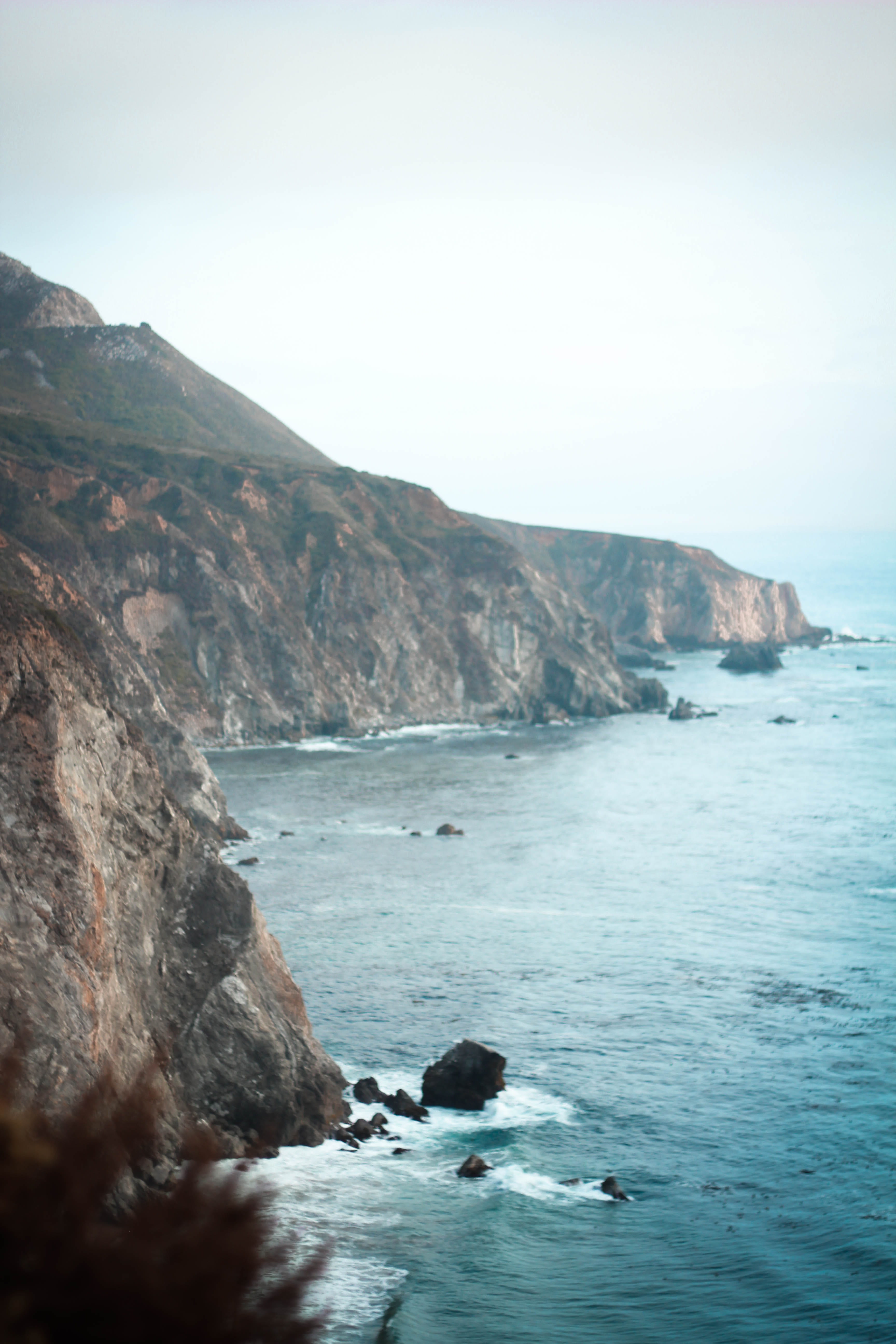 rocky coastline, no people, waterfront, scenery, scenics - nature, marine, slope, urban, mountain, ice, day, outdoors, person, cliff, ocean, photography, Phone HD Wallpaper