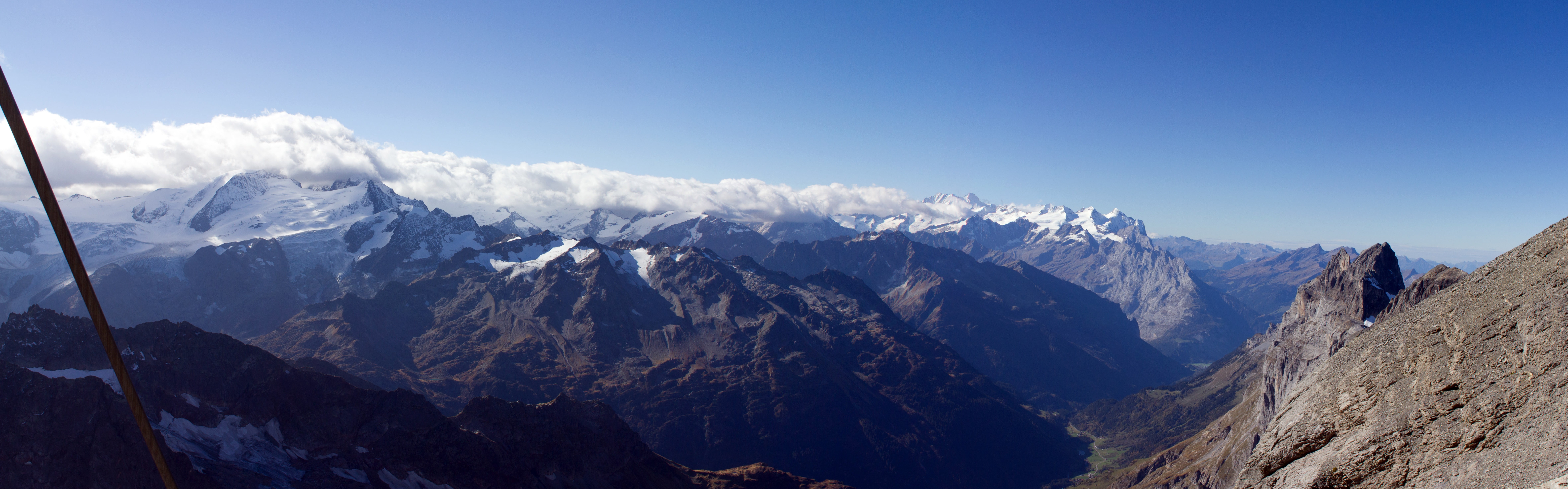 mountain, extreme terrain, snow, Switzerland, panoramic, 8K, brown, scenics - nature, outdoors, rock - object, beauty in nature, environment, sky, rock, HD Wallpaper