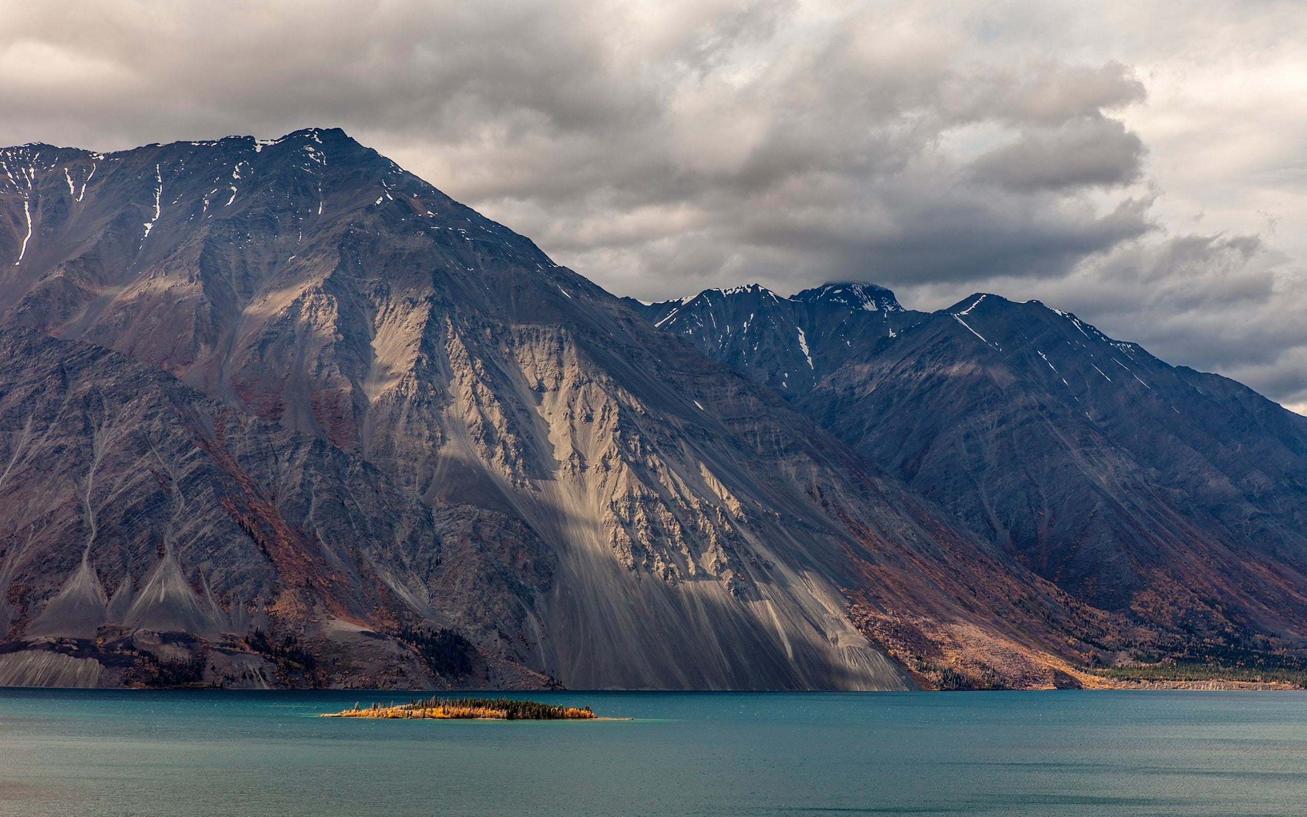 himalayas, lake, fjord, sky, blue, outdoors, new Zealand, mountain Peak, nautical vessel, sea, lagoon, ladakh Region, brown, famous Place, snow, land, environment, HD Wallpaper