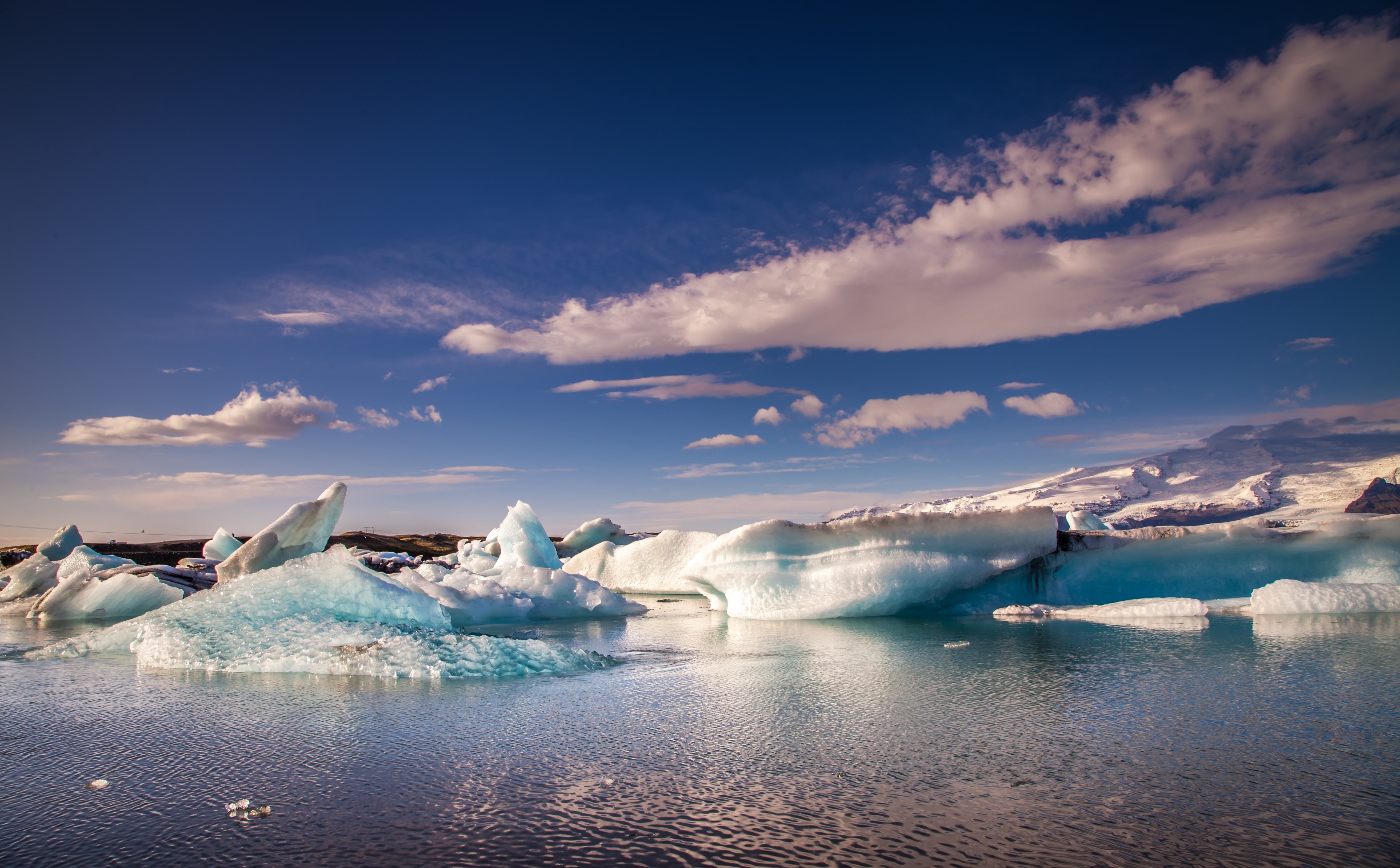 Iceland, Austur-Skaftafellssysla, Icebergs, tranquil scene, ice, nature, frozen, deepestlakeinIceland, visit, iceberg, cold temperature, water, beauty in nature, HD Wallpaper